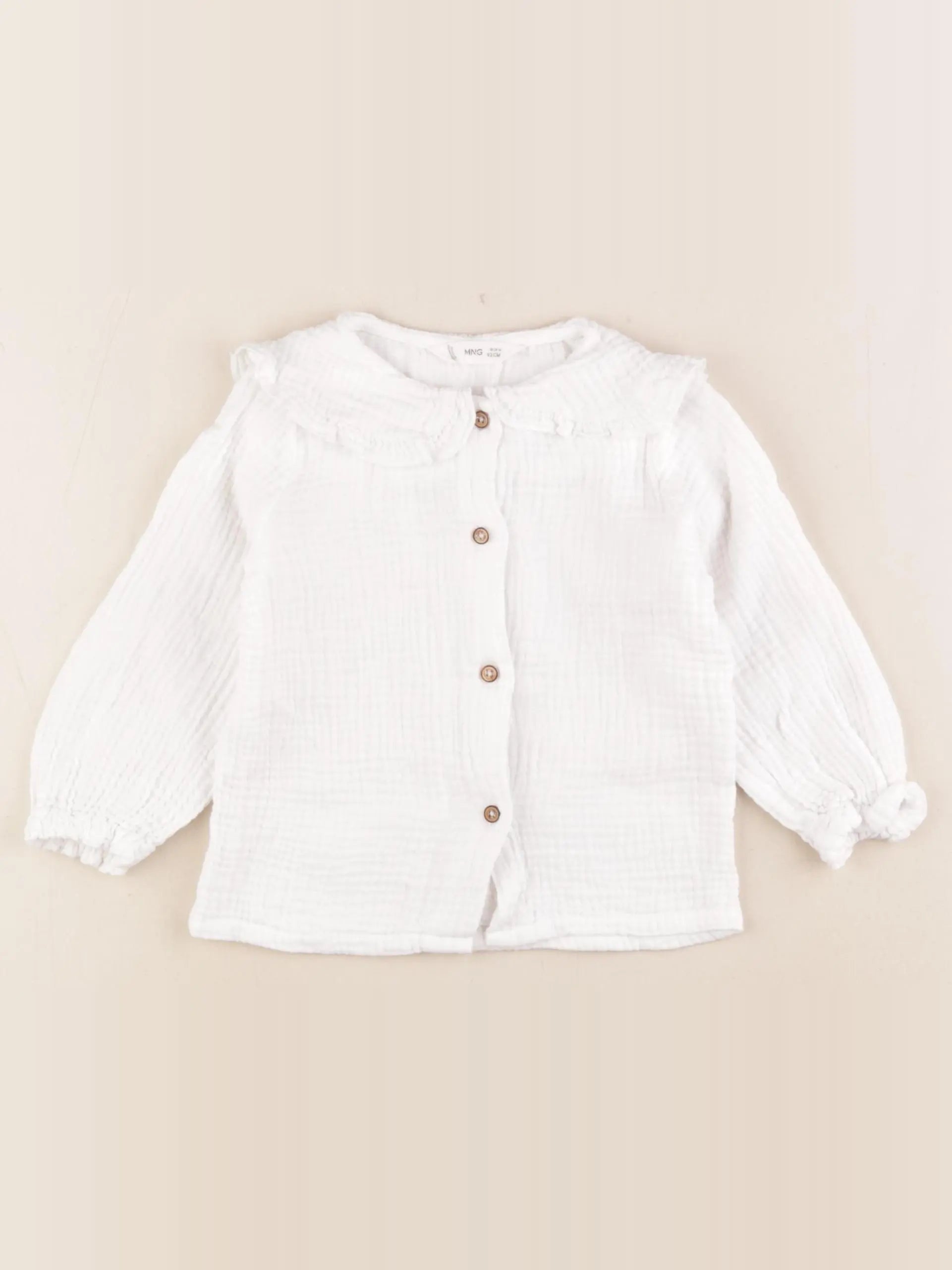 Mango - blouse blanc - 18/24 mois