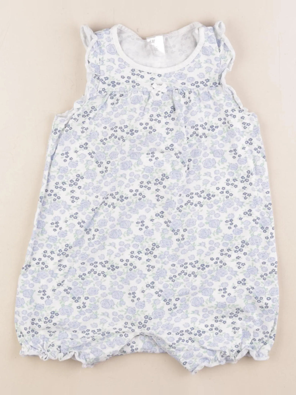H&M - chemise de nuit coton bleu - 18/24 mois
