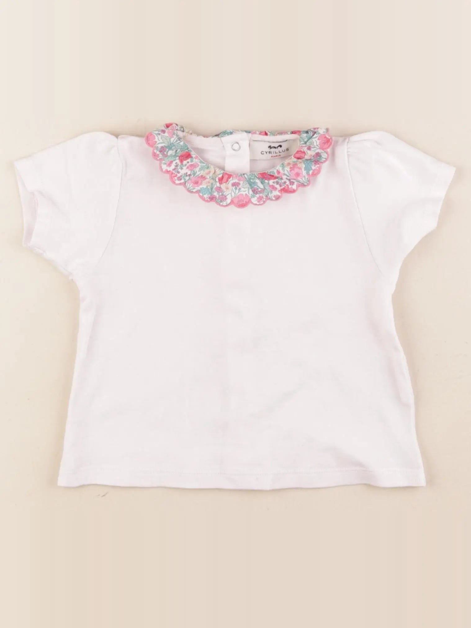 Cyrillus - tee-shirt rose - 18 mois