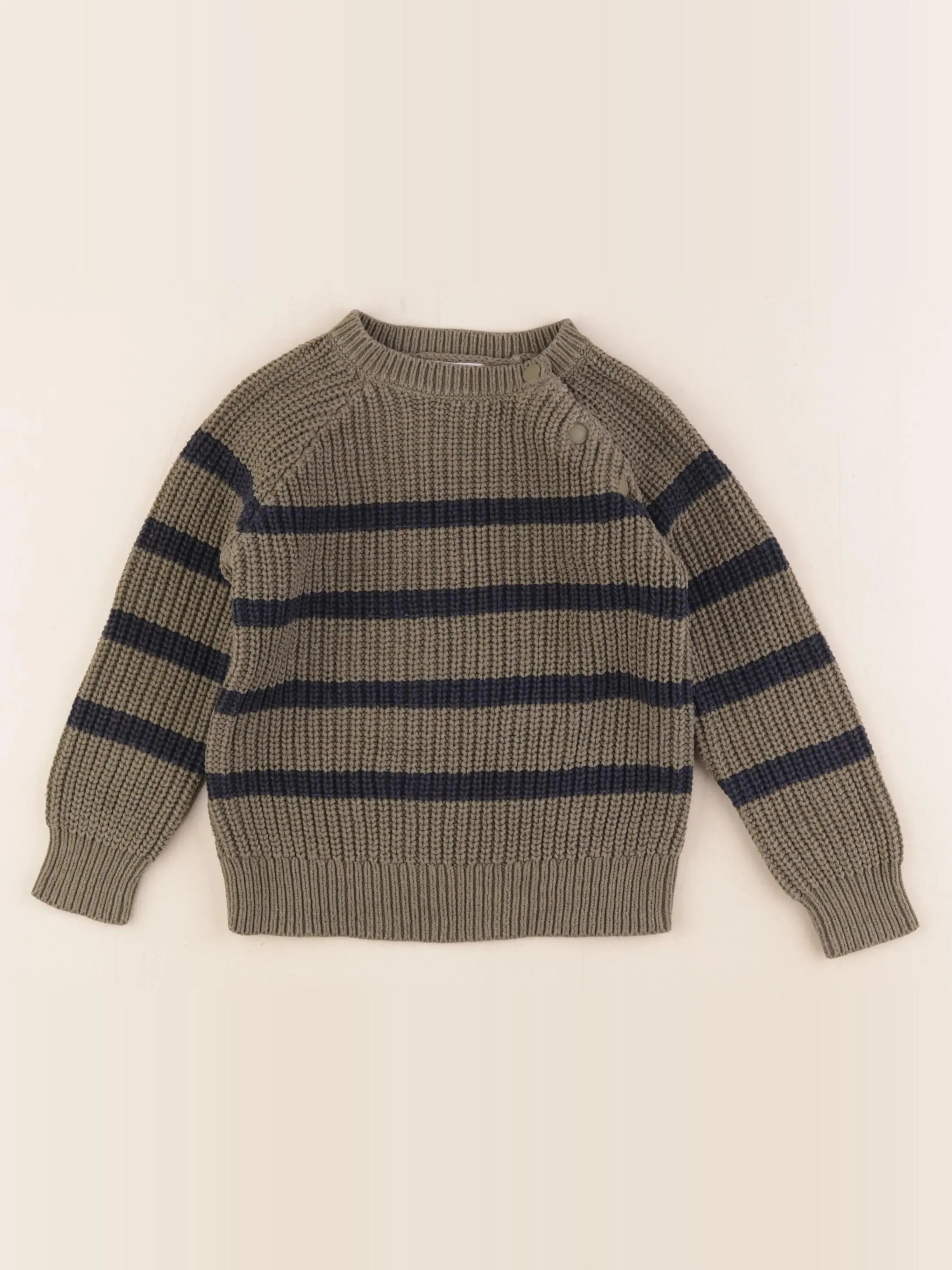 Vertbaudet - pull vert - 3 ans