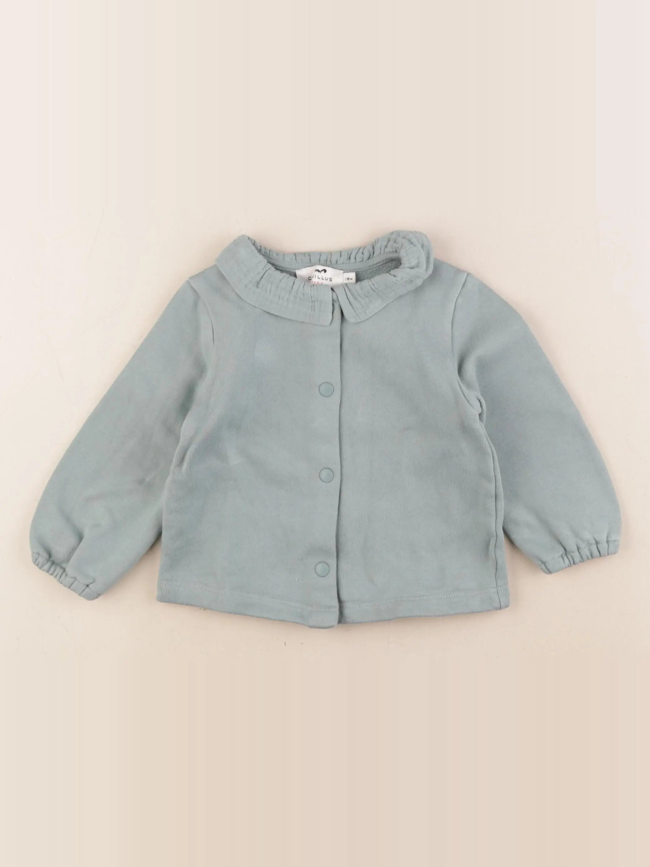 Cyrillus - sweat vert - 18 mois