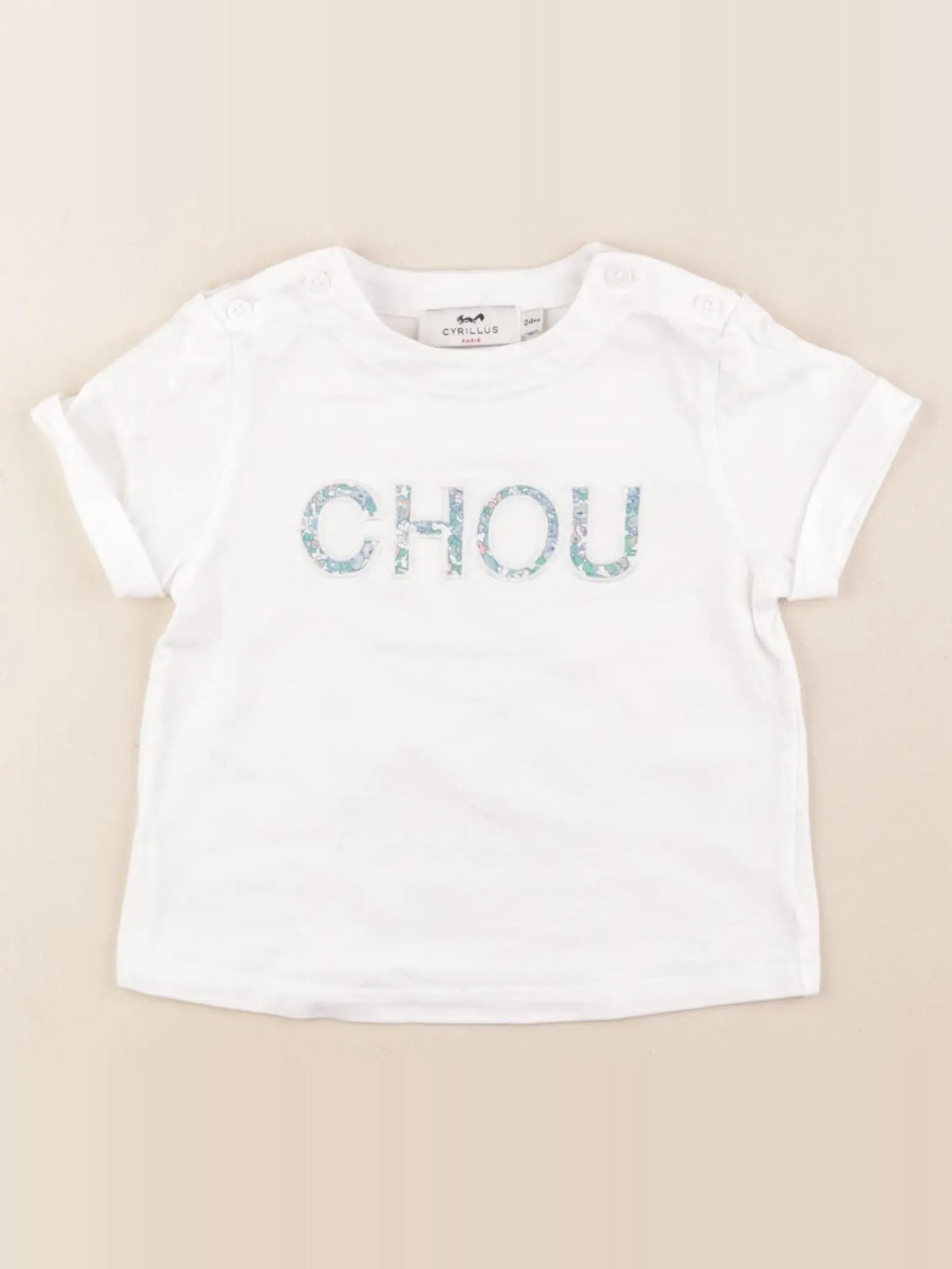 Cyrillus - tee-shirt beige - 24 mois