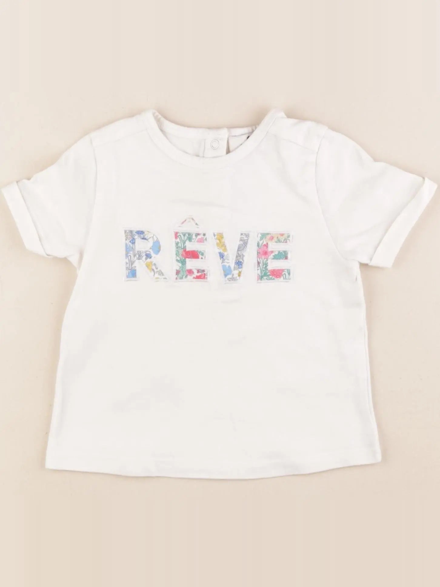 Cyrillus - tee-shirt beige - 24 mois