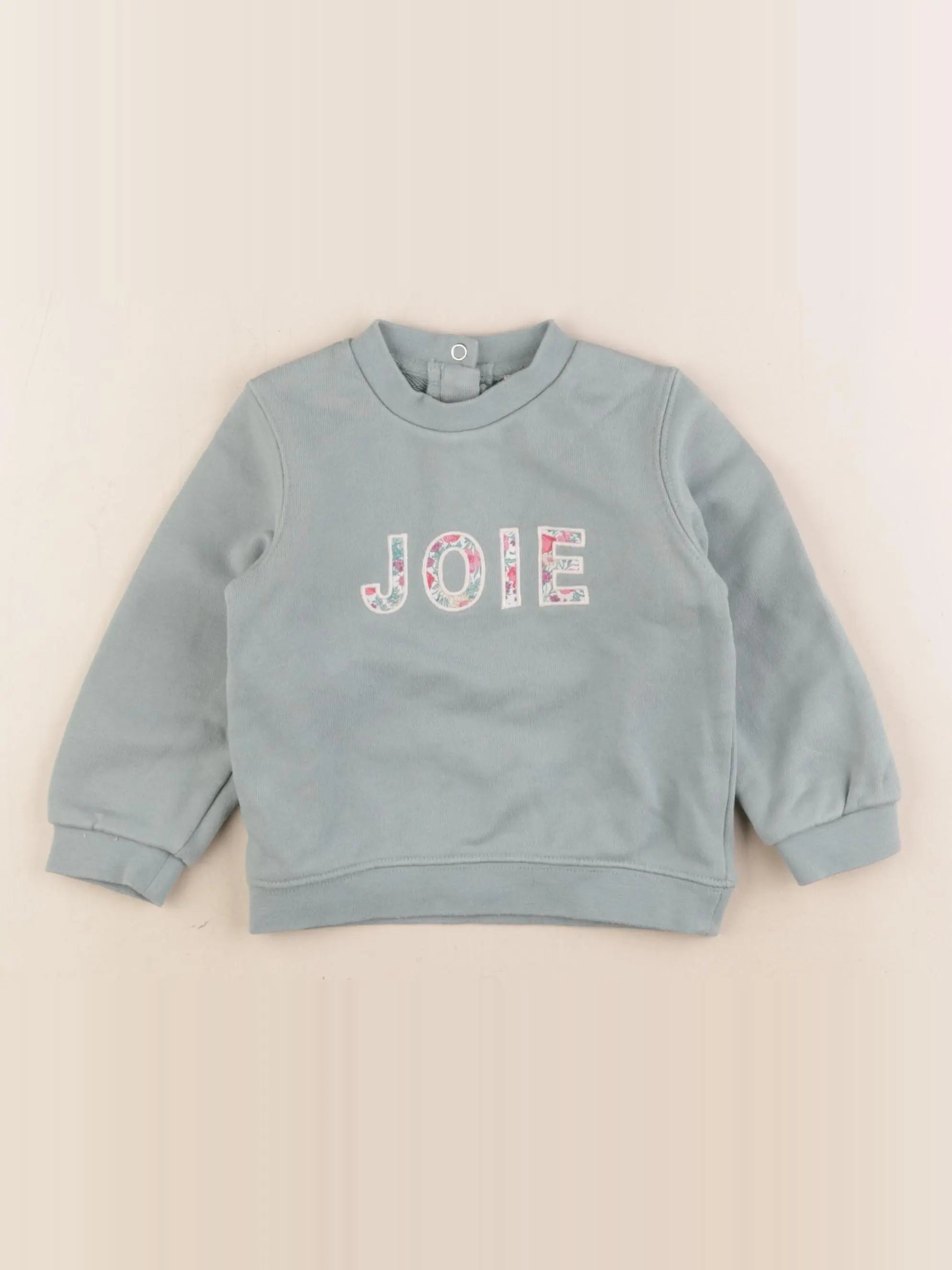 Cyrillus - sweat vert - 18 mois