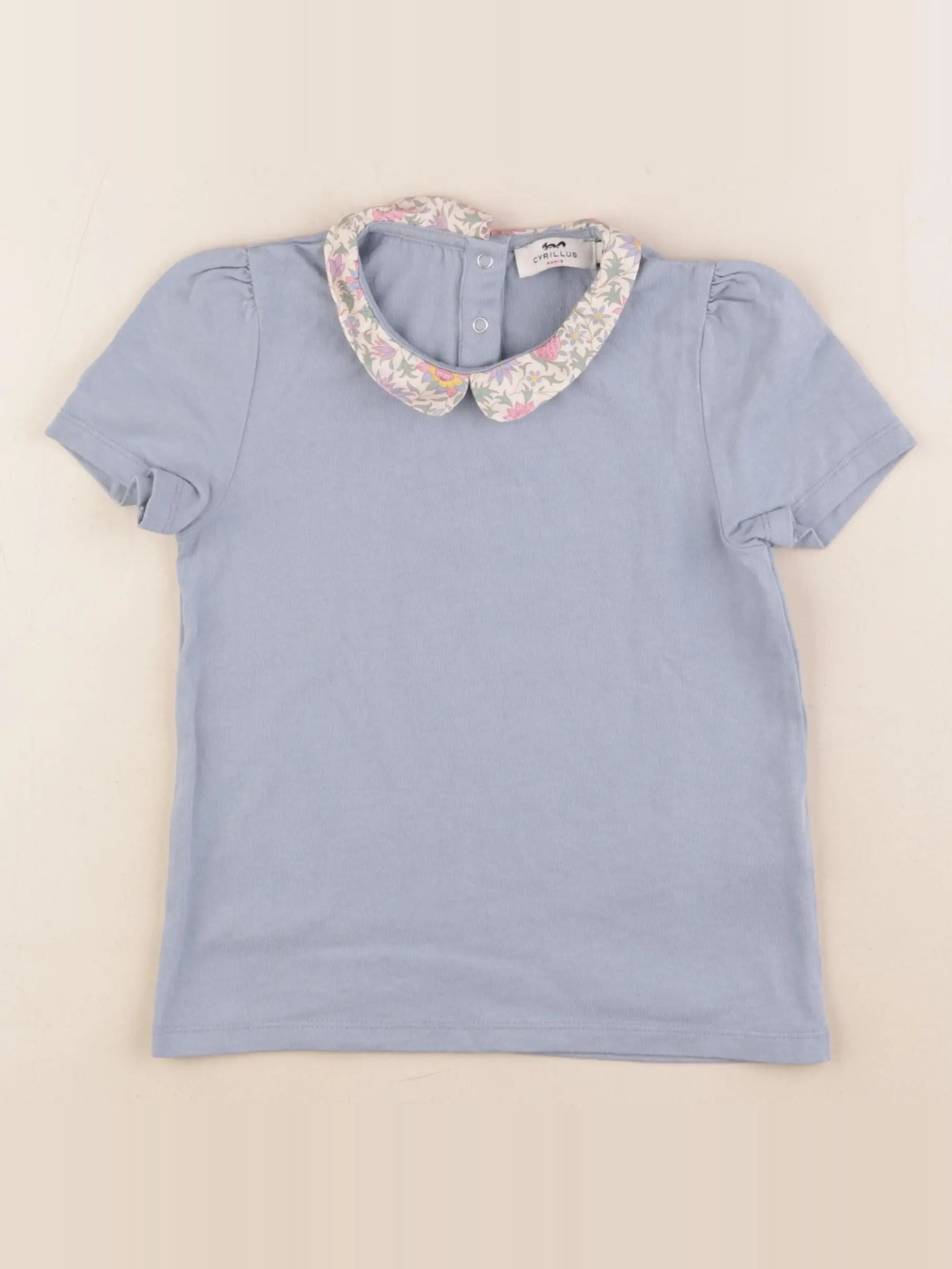 Cyrillus - tee-shirt bleu - 6 ans