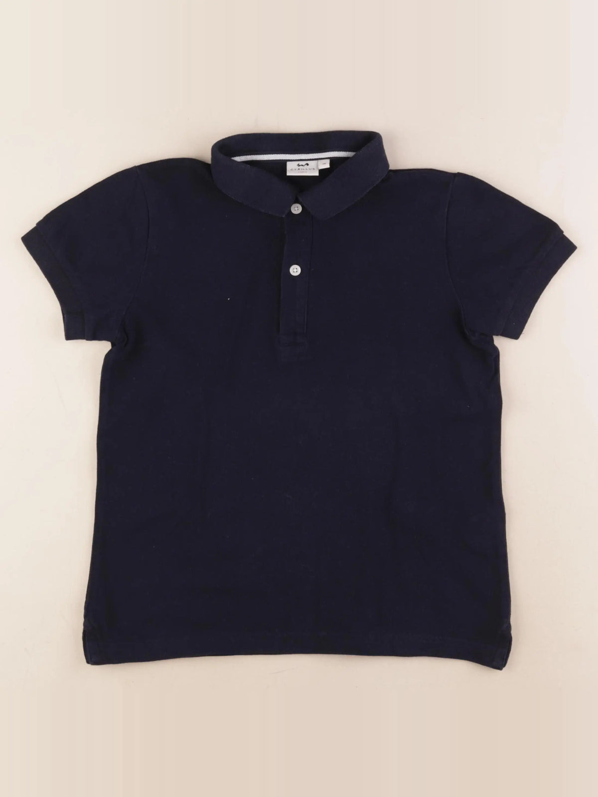 Cyrillus - polo bleu - 10 ans