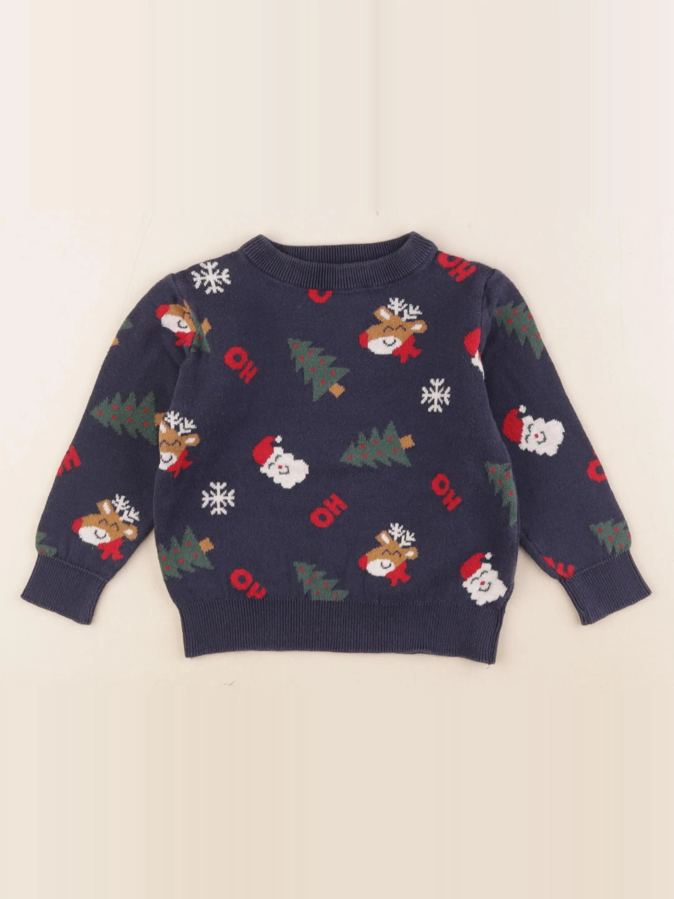 Vertbaudet - pull bleu - 3 ans