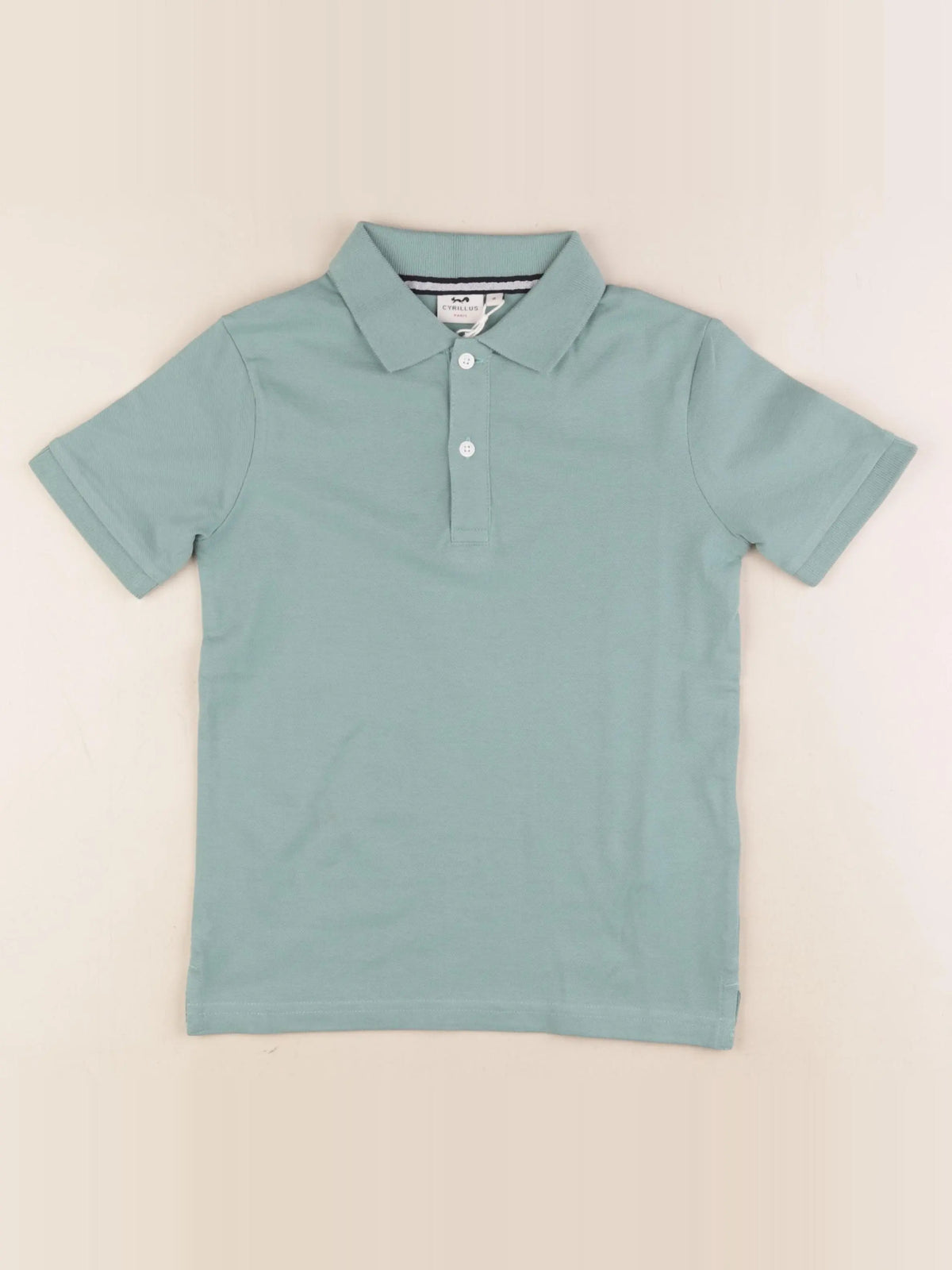 Cyrillus - polo vert - 8 ans