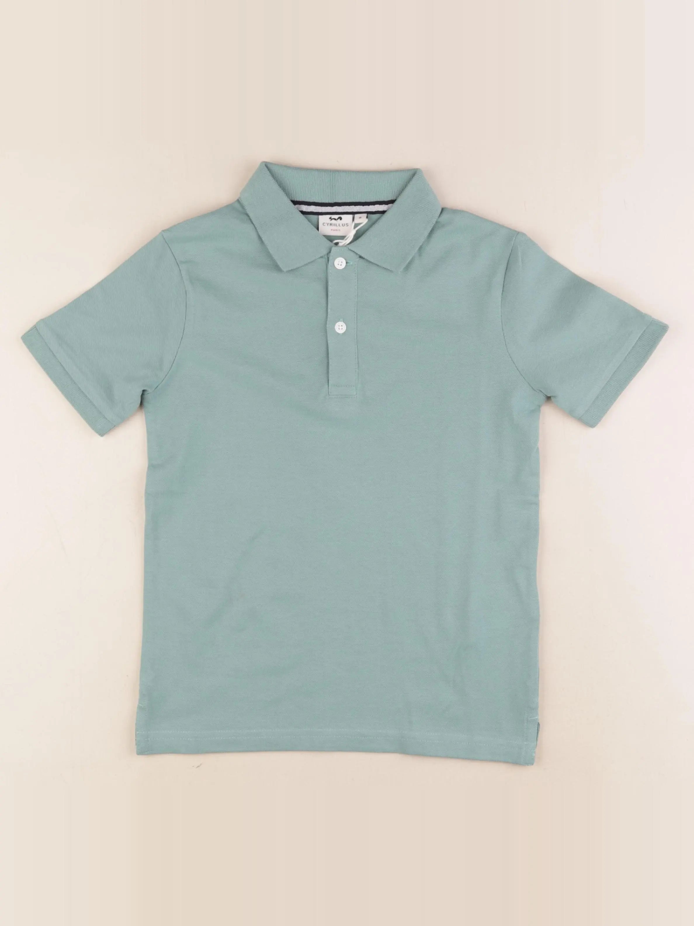 Cyrillus - polo vert - 8 ans