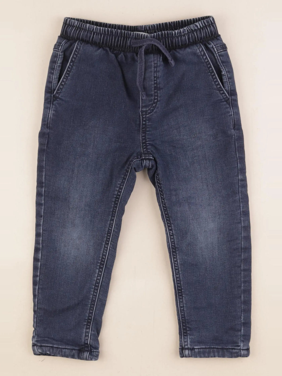 Vertbaudet - jean doublé bleu - 3 ans