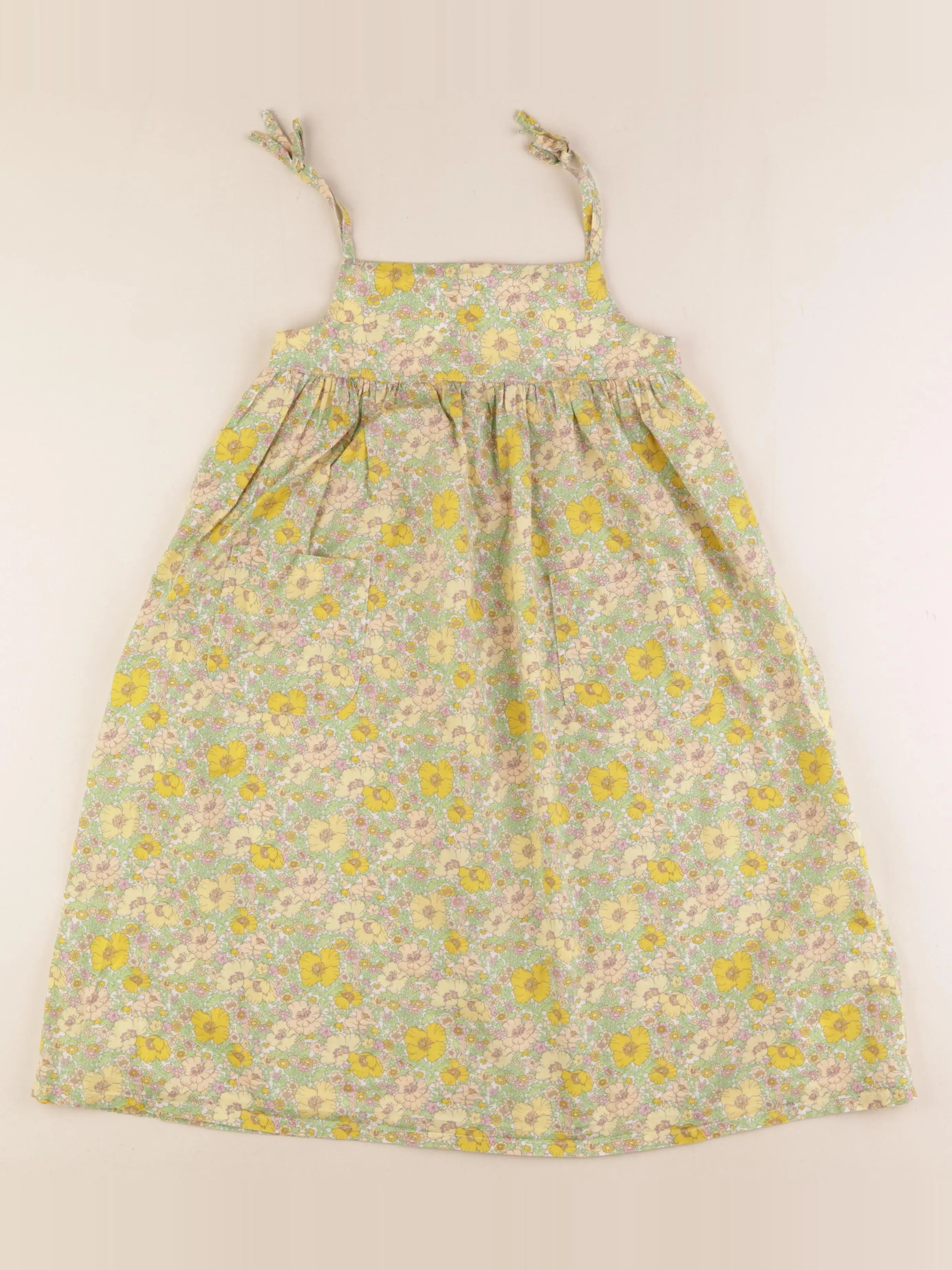 Cyrillus - robe jaune - 8 ans