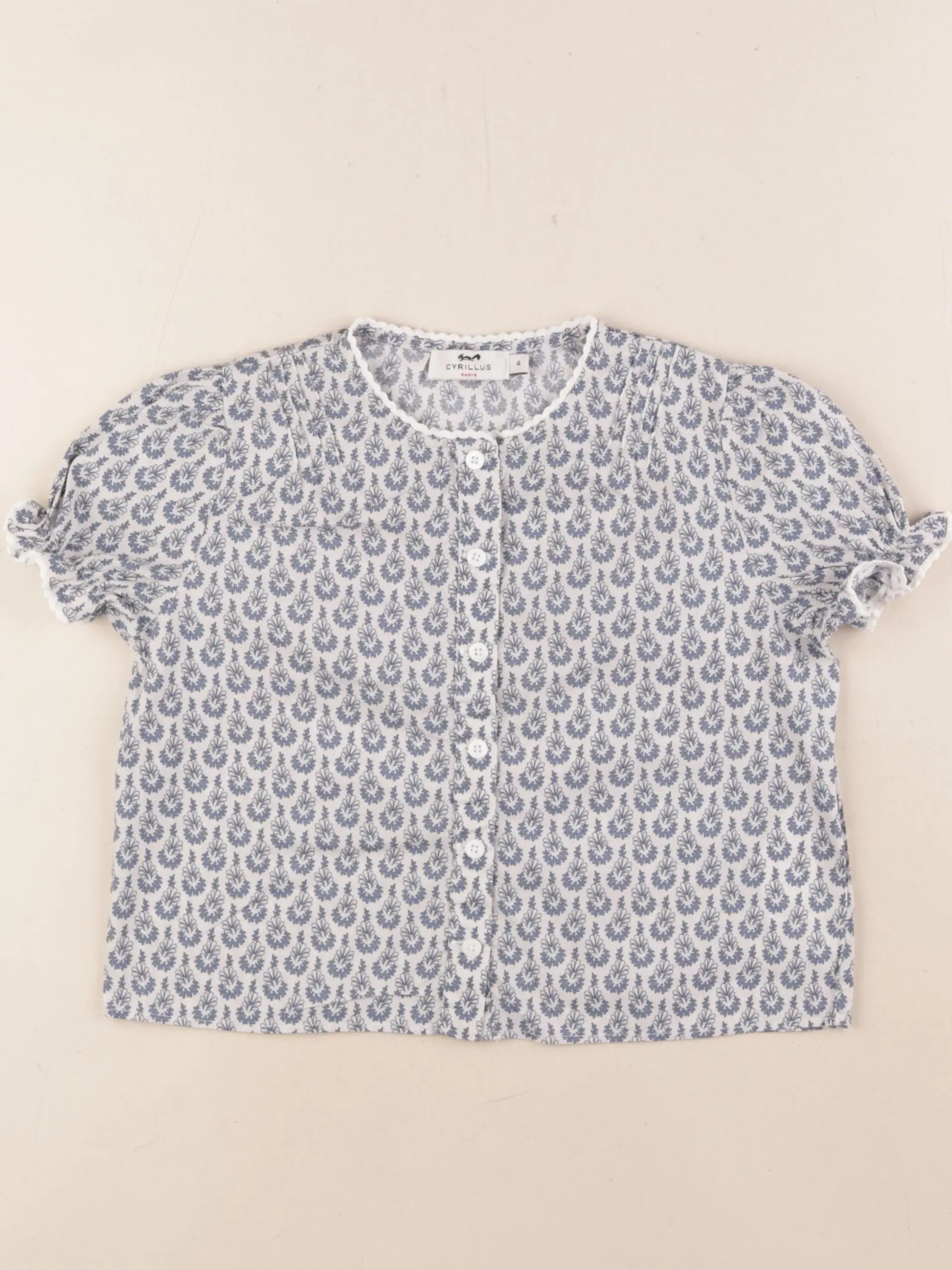 Cyrillus - blouse multicolore - 4 ans