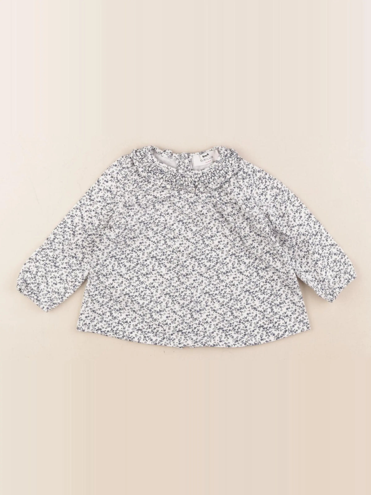 Cyrillus - tee-shirt bleu - 12 mois
