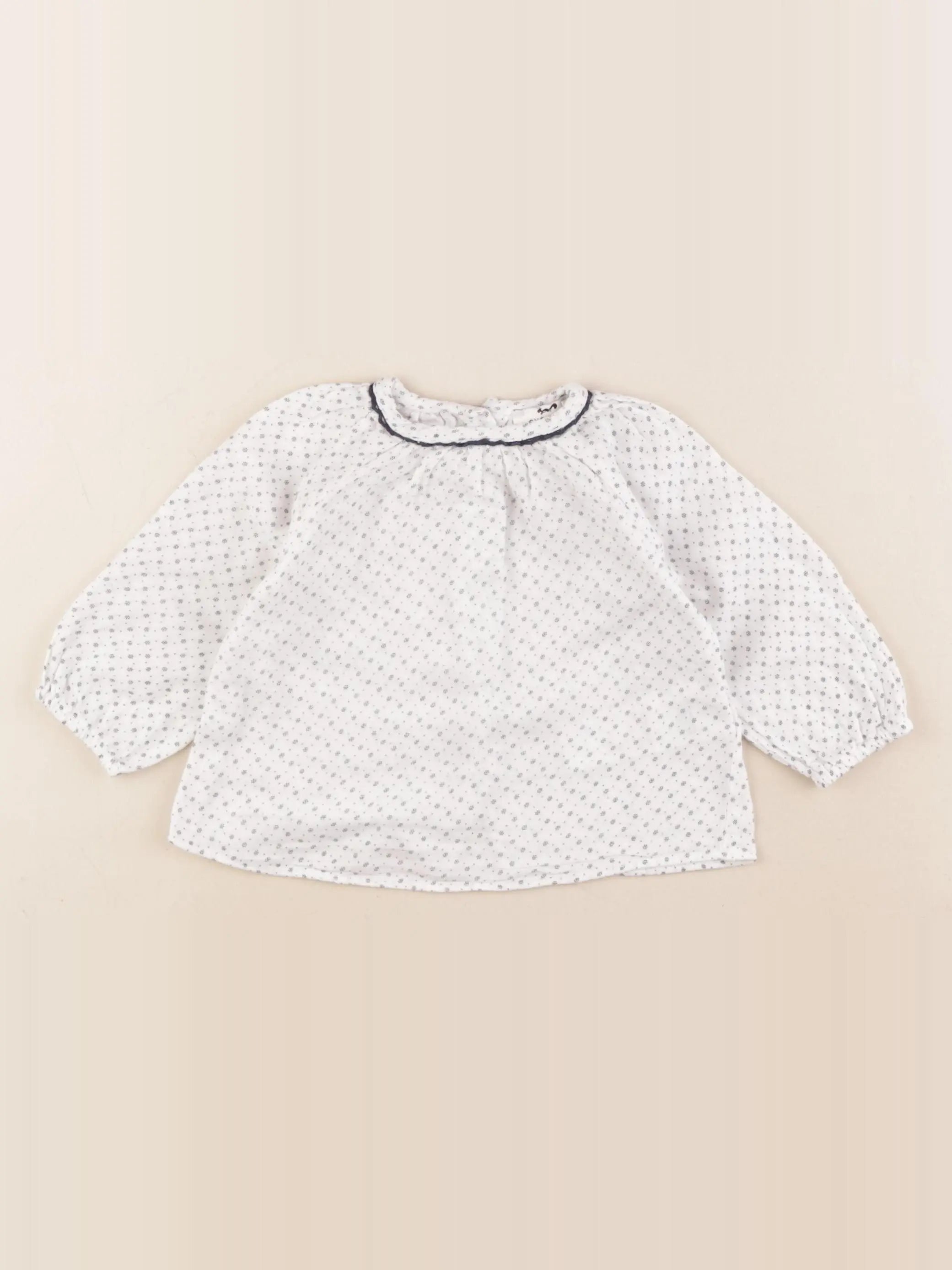 Cyrillus - blouse blanc - 6 mois