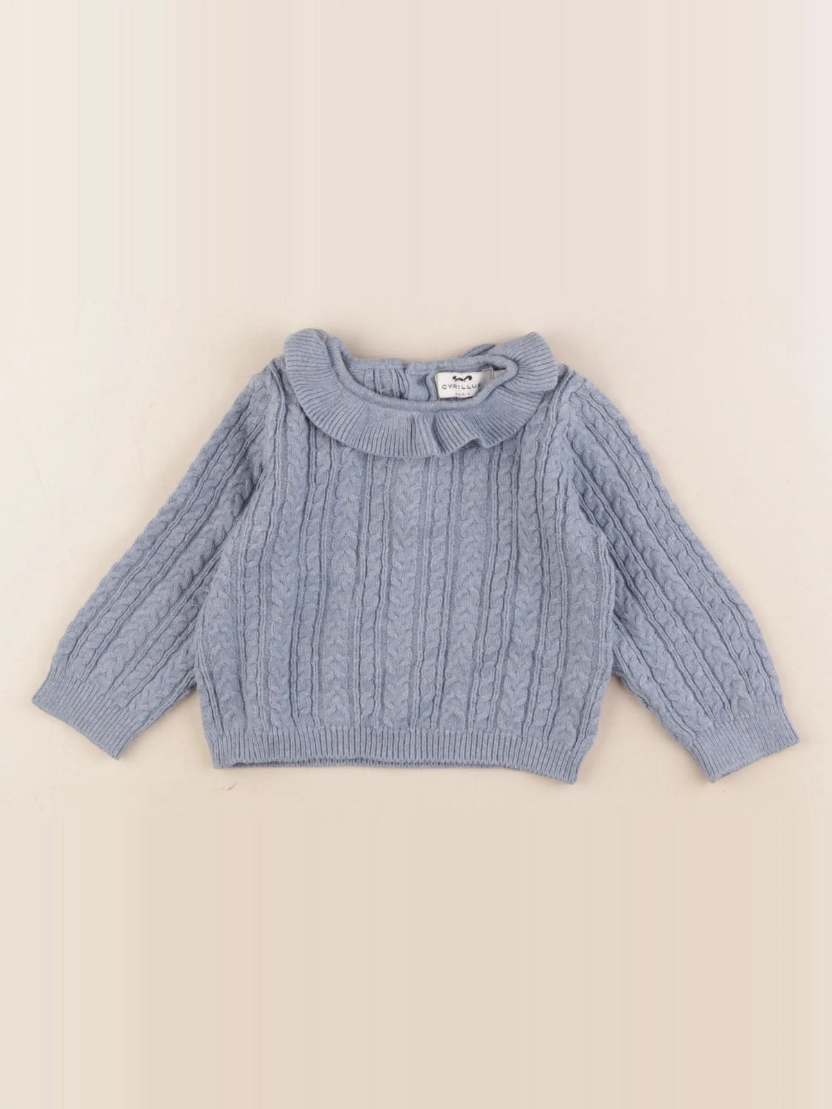 Cyrillus - pull bleu - 18 mois