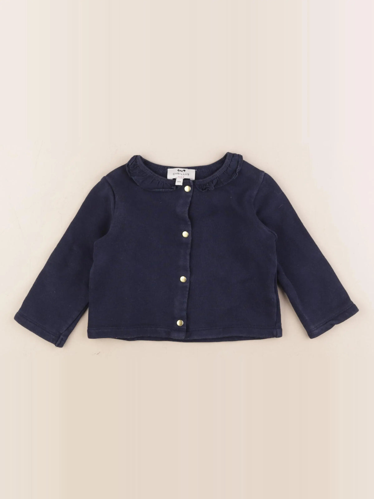 Cyrillus - sweat bleu - 24 mois