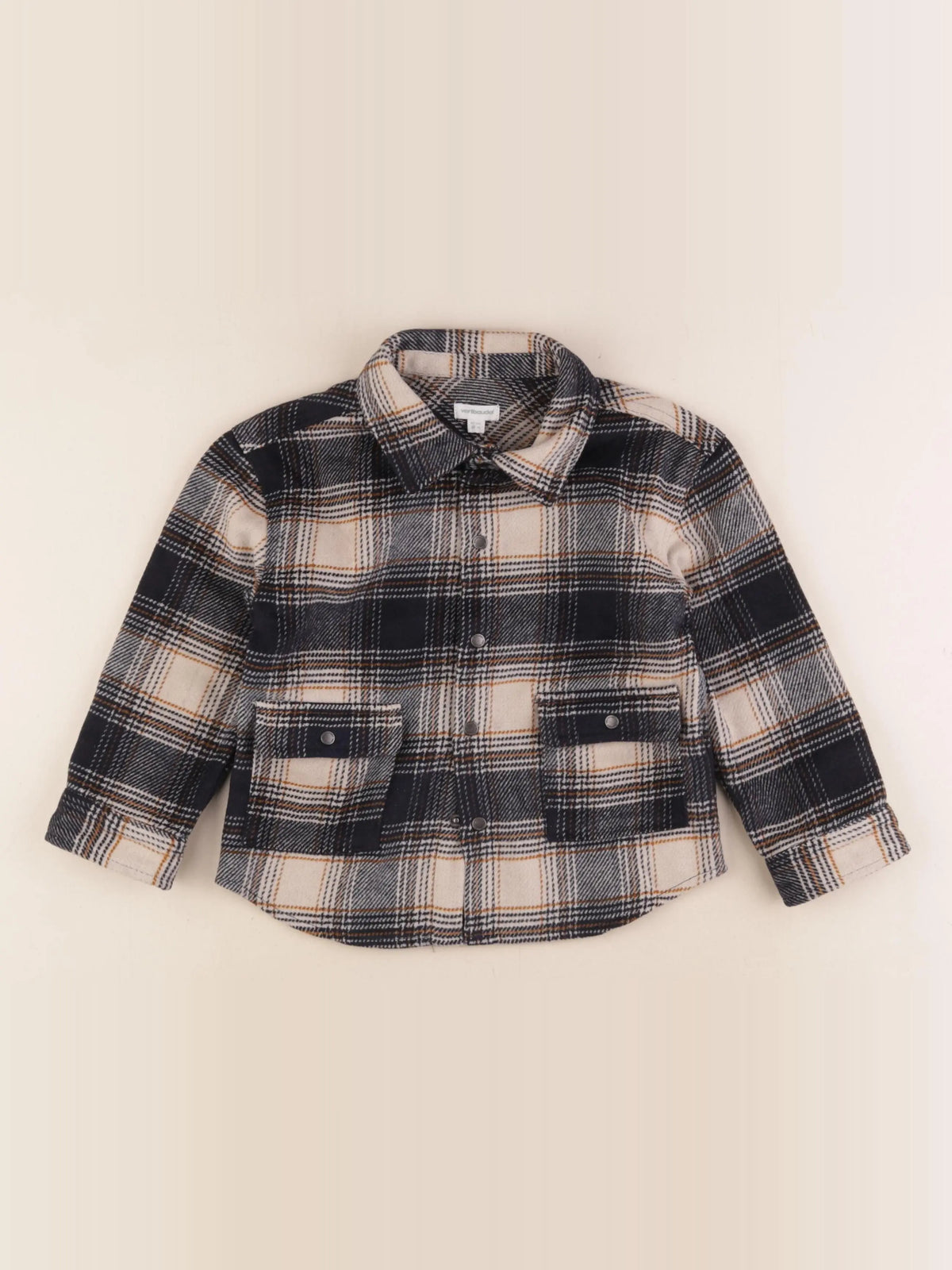 Vertbaudet - chemise bleu - 36 mois