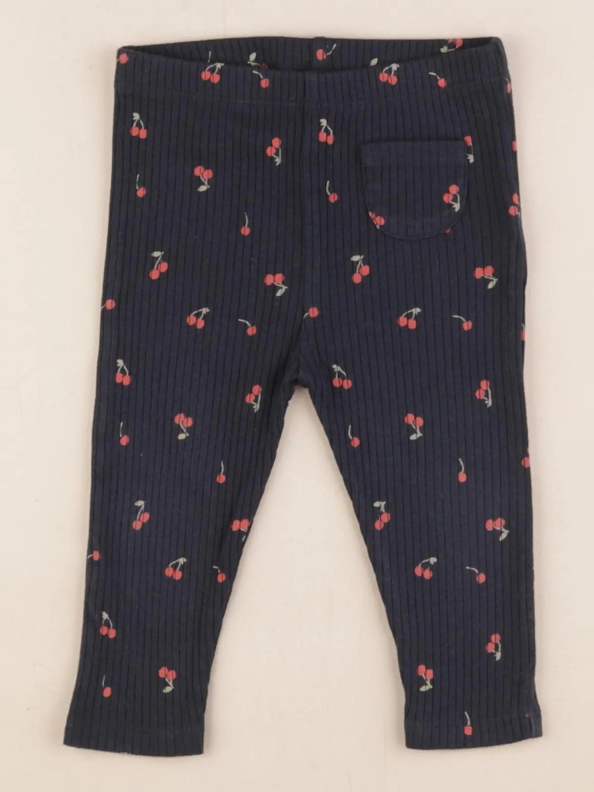 Vertbaudet - legging bleu - 12 mois