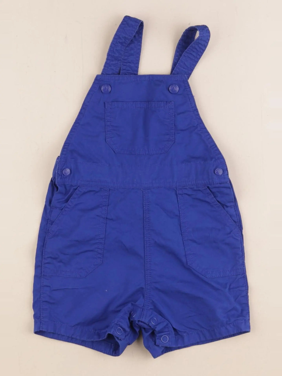 Petit Bateau - salopette bleu - 6 mois