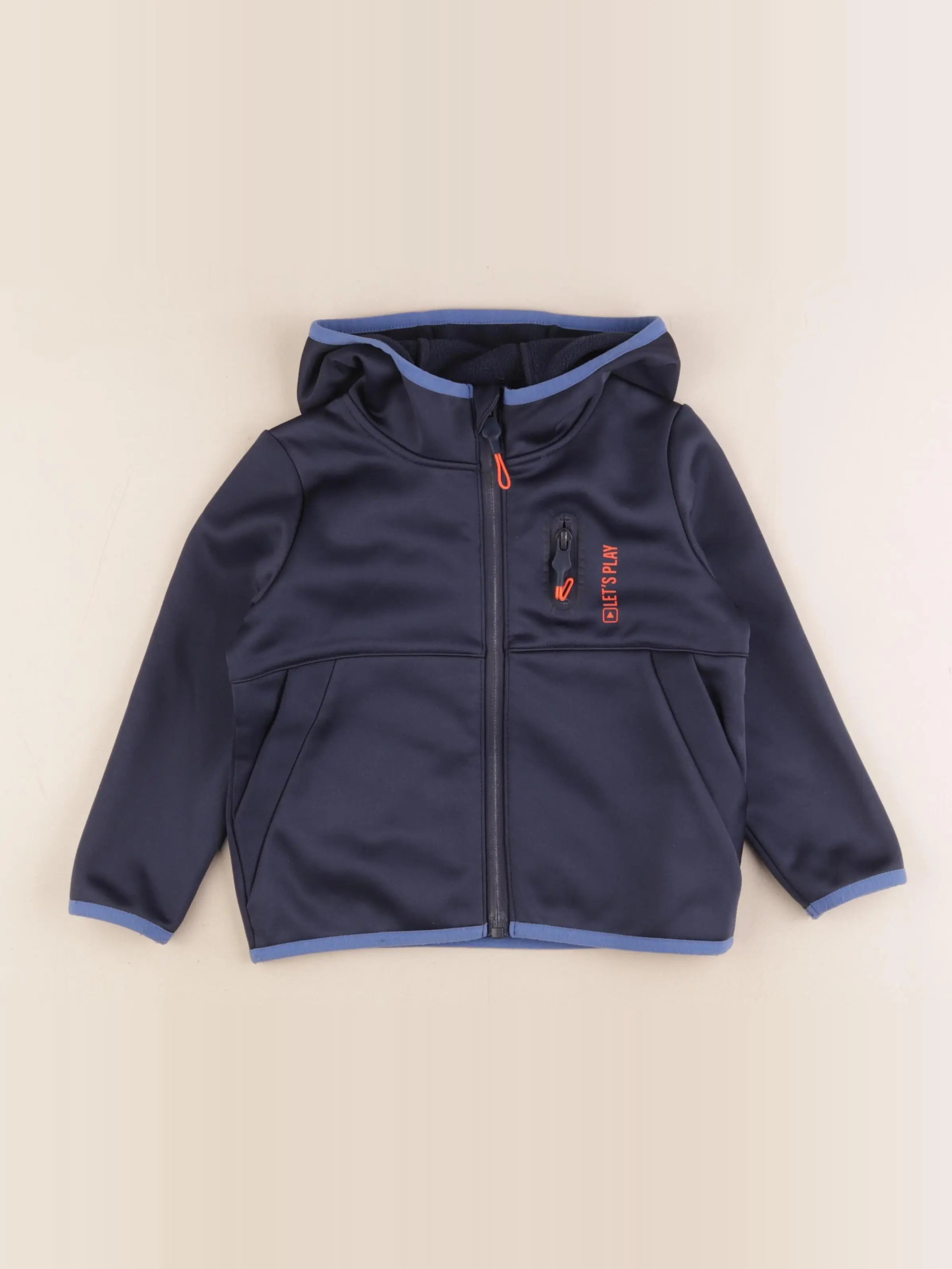 Vertbaudet - veste bleu - 3 ans