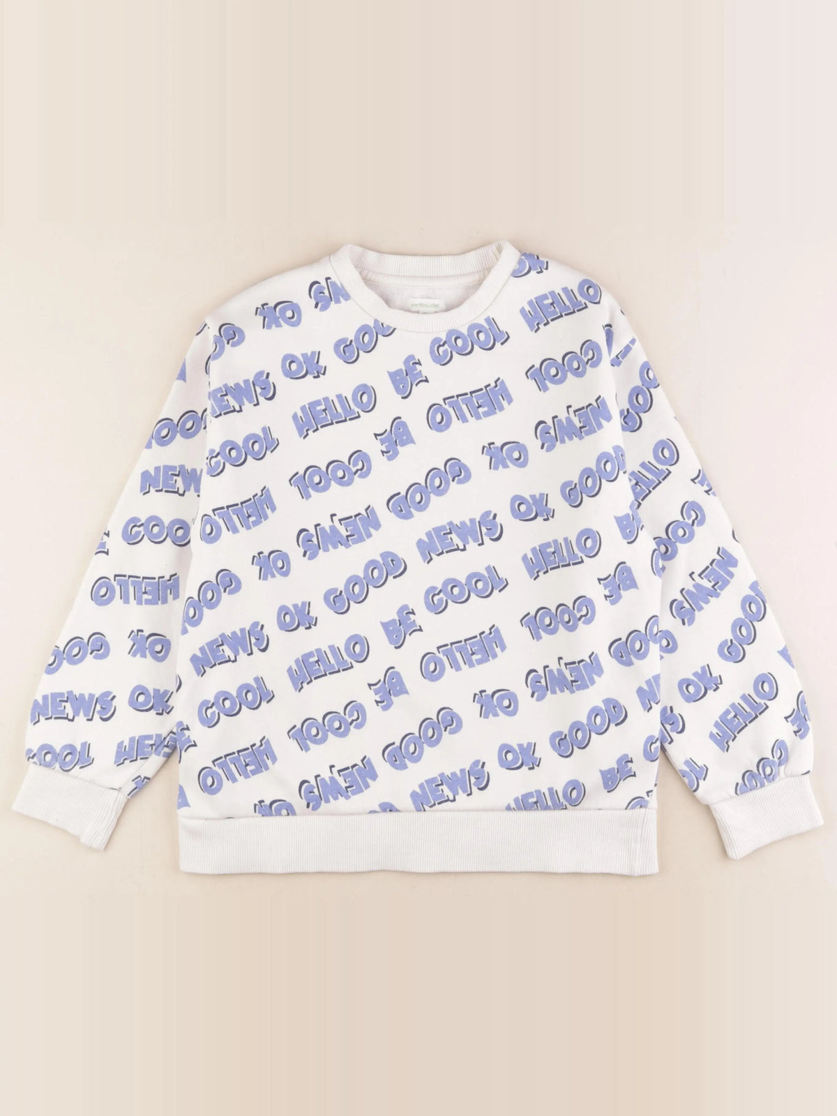 Vertbaudet - sweat bleu - 10 ans