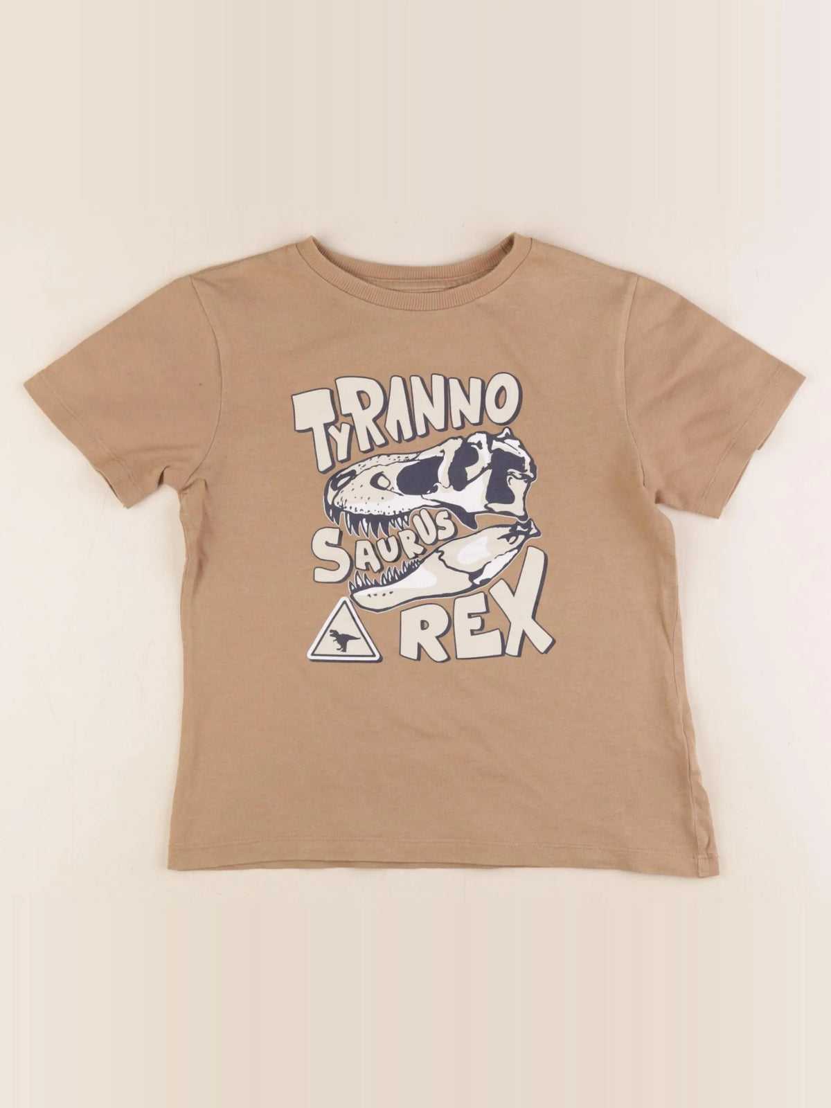 Vertbaudet - tee-shirt marron - 8 ans