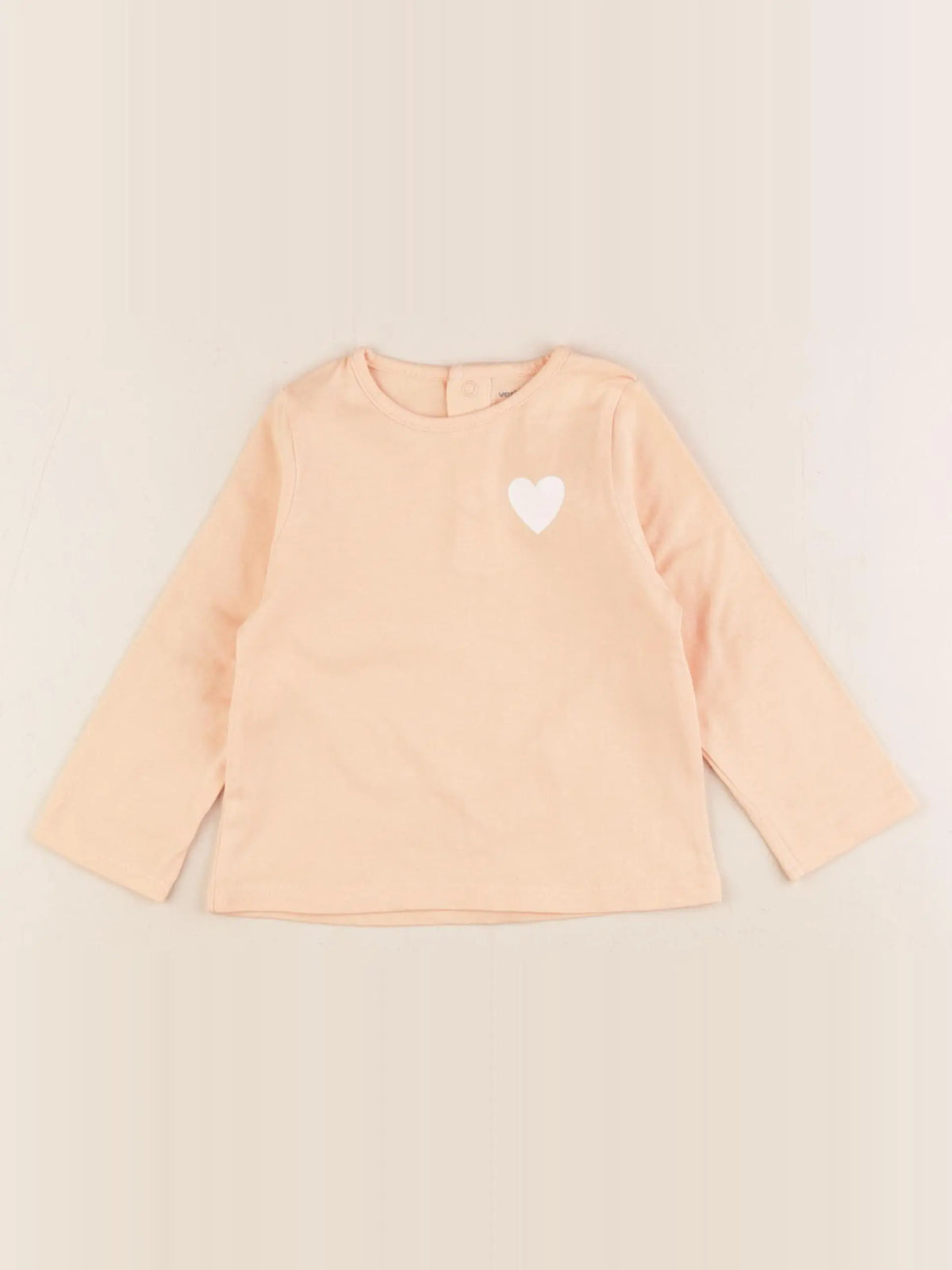 Vertbaudet - tee-shirt orange - 9 mois