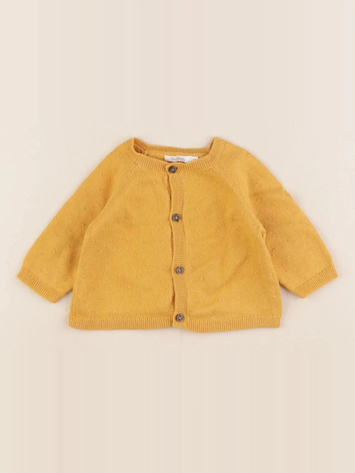 Boutchou - gilet jaune - 1 mois