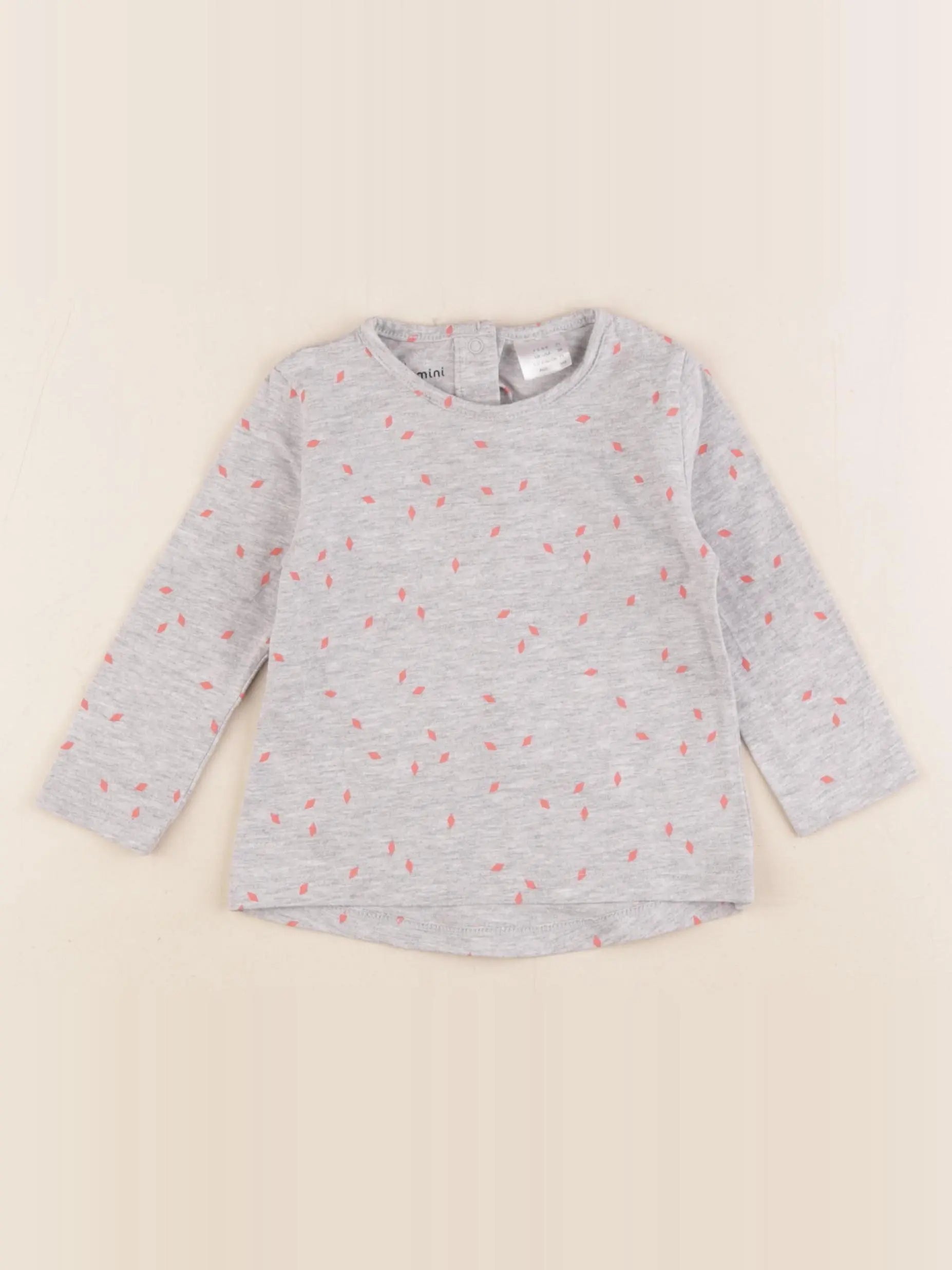 La Redoute - tee-shirt gris - 9 mois