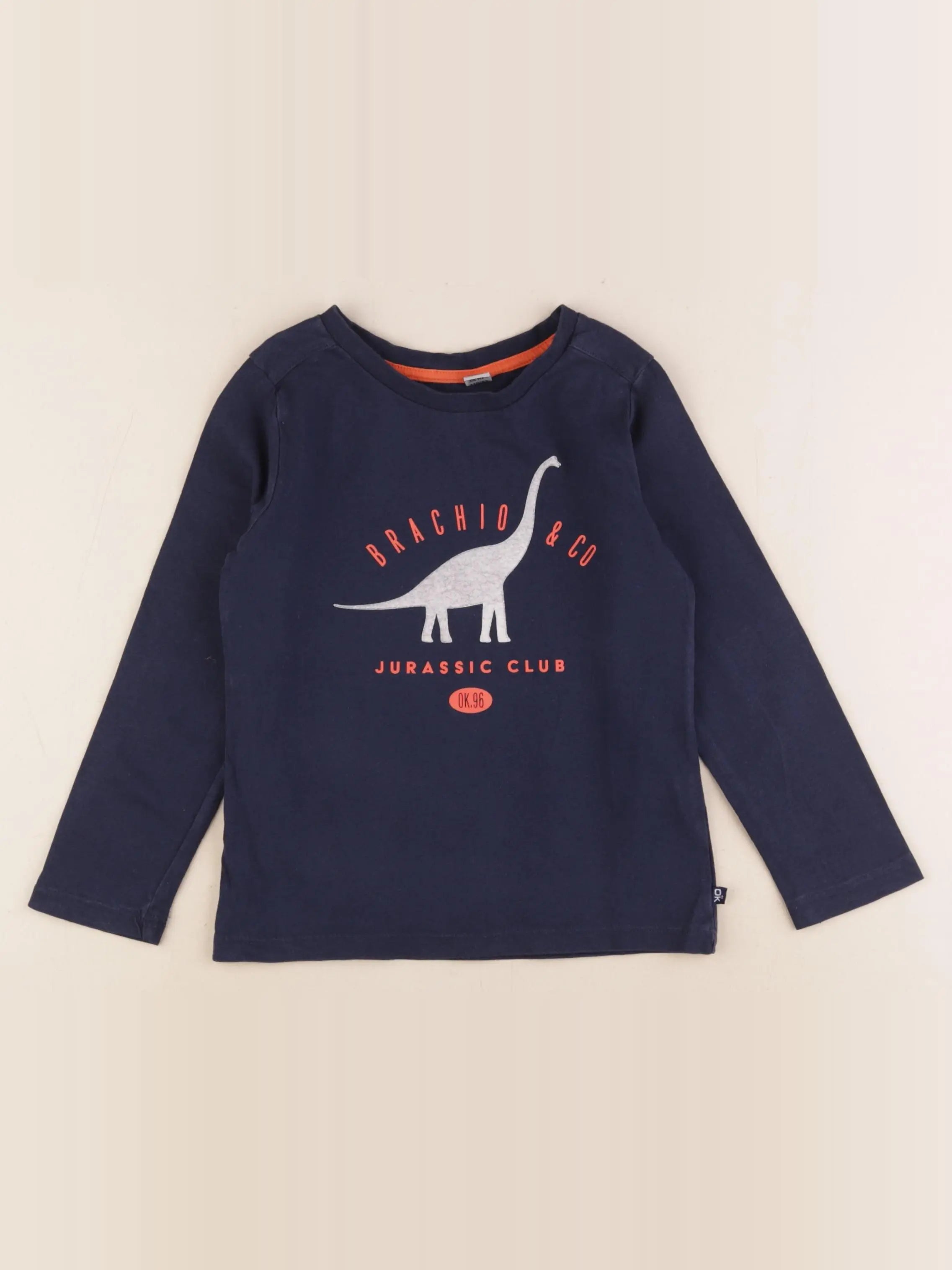 Okaidi - tee-shirt bleu - 4 ans