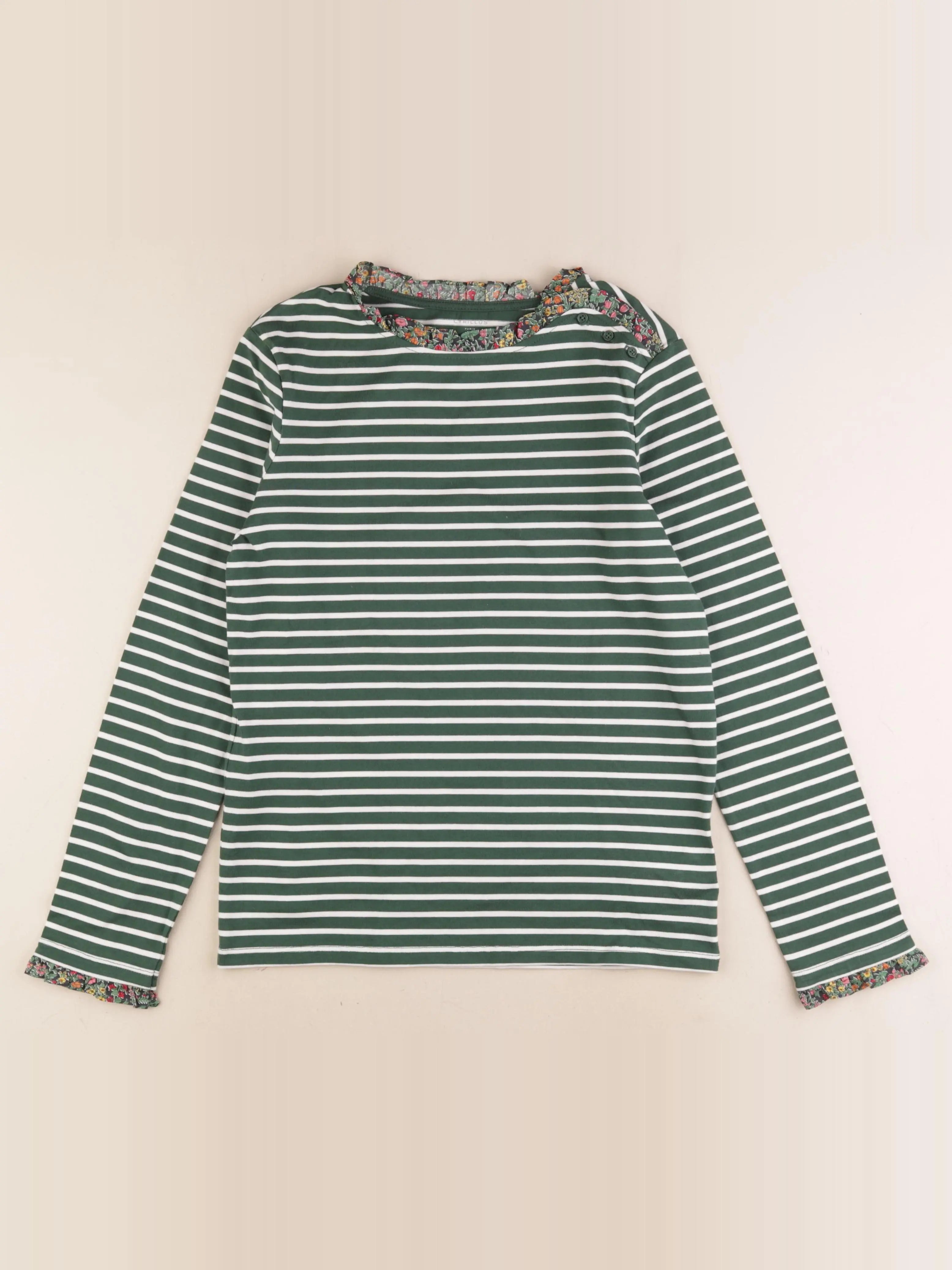 Cyrillus - tee-shirt vert - 14 ans