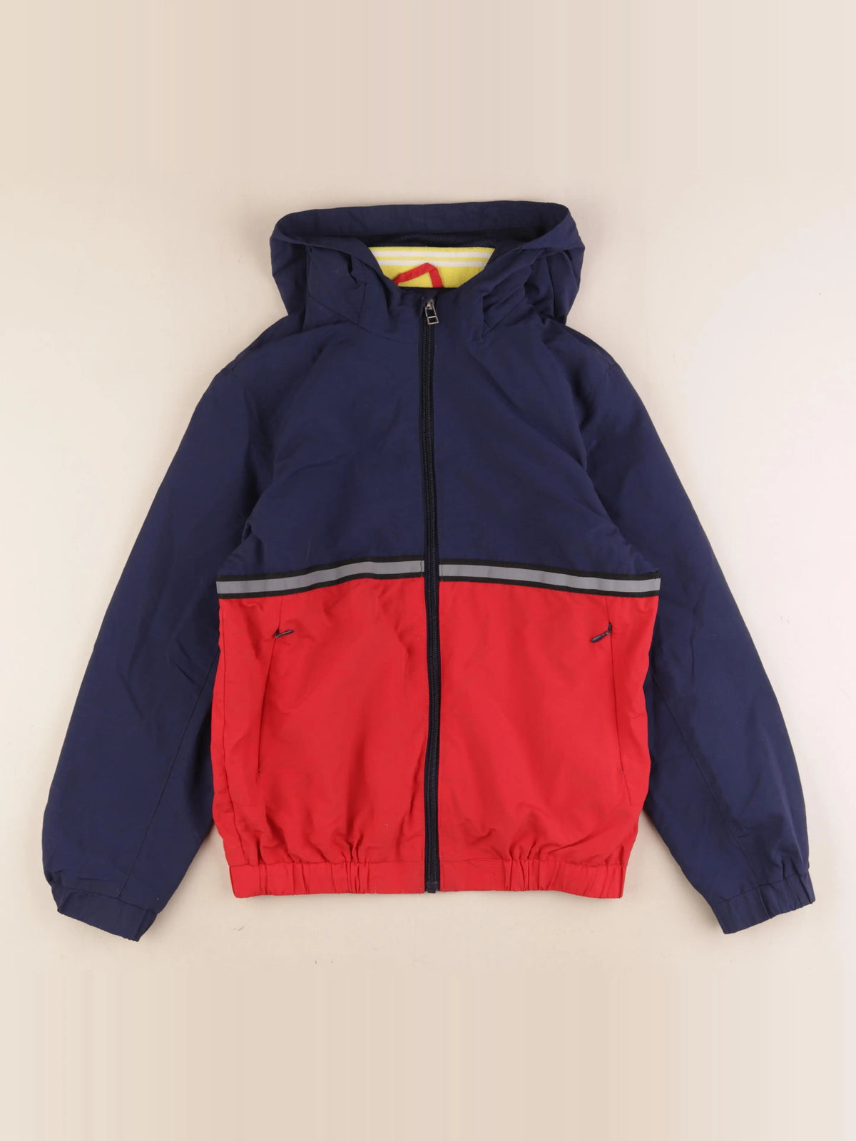 Cyrillus - coupe-vent rouge, bleu - 10 ans