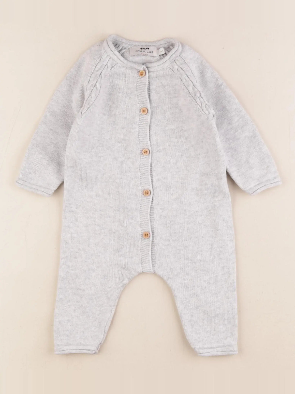 Cyrillus - combinaison gris - 3 mois