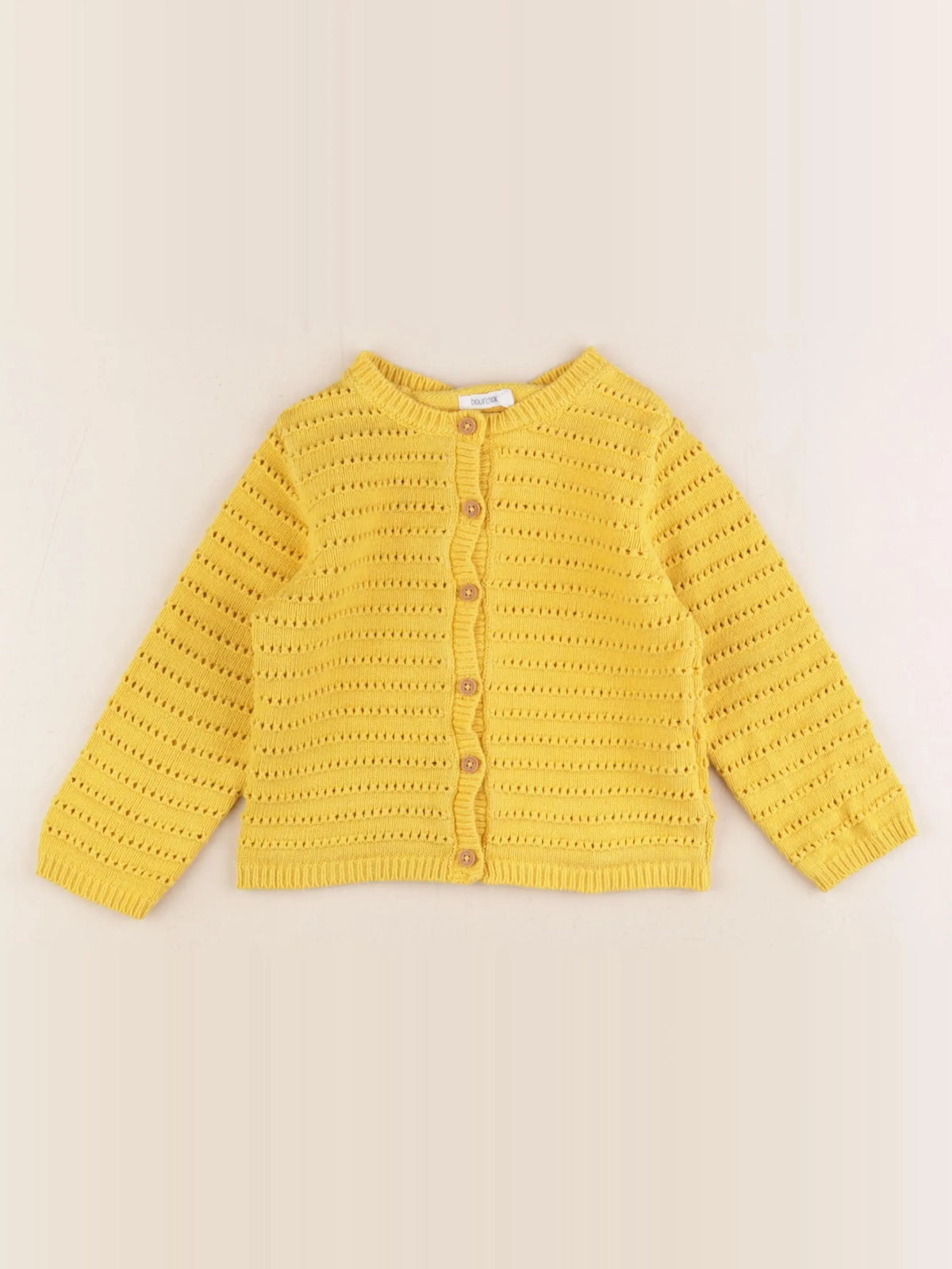 Boutchou - gilet jaune - 24 mois