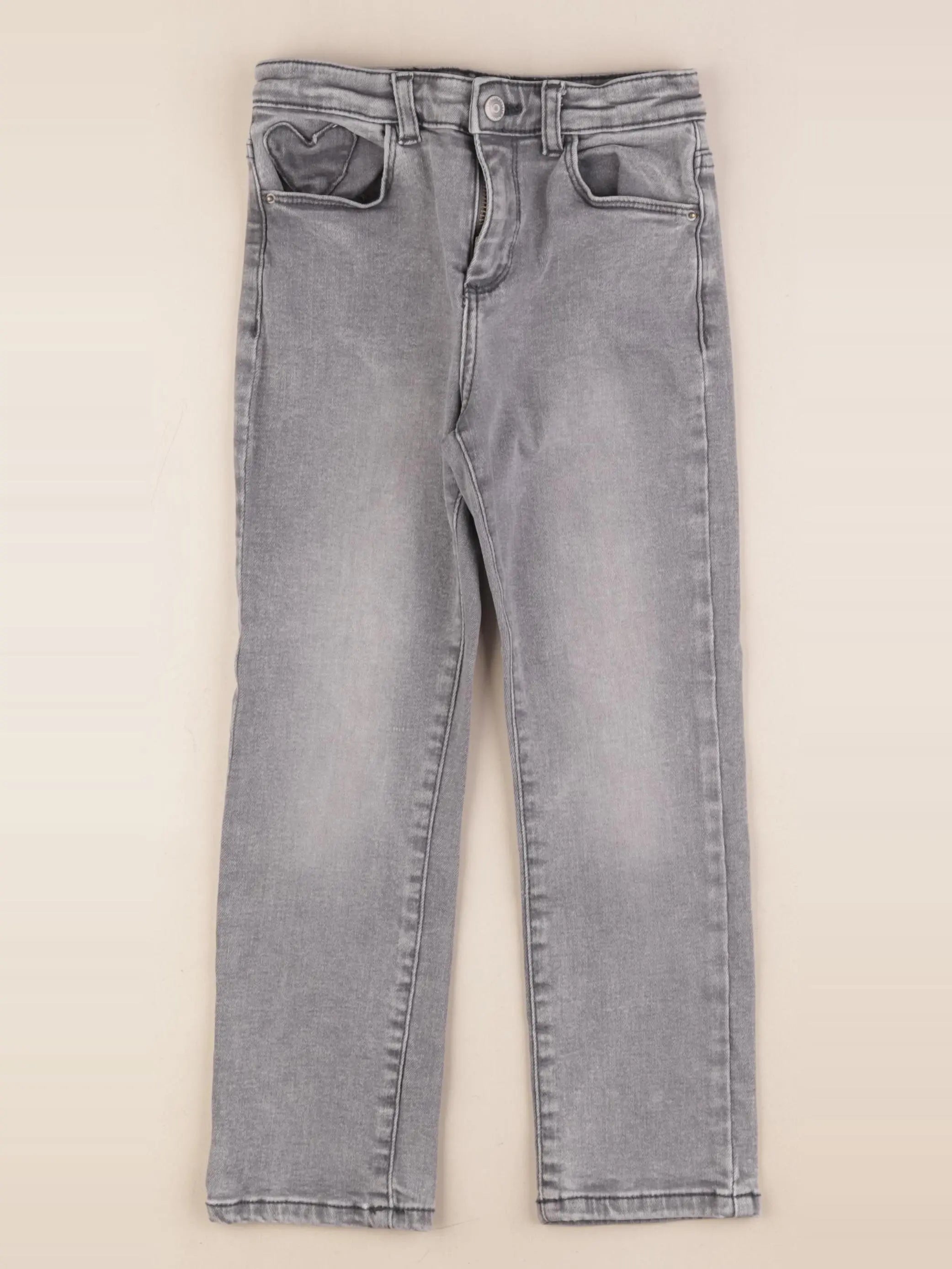 Vertbaudet - jean gris - 6 ans