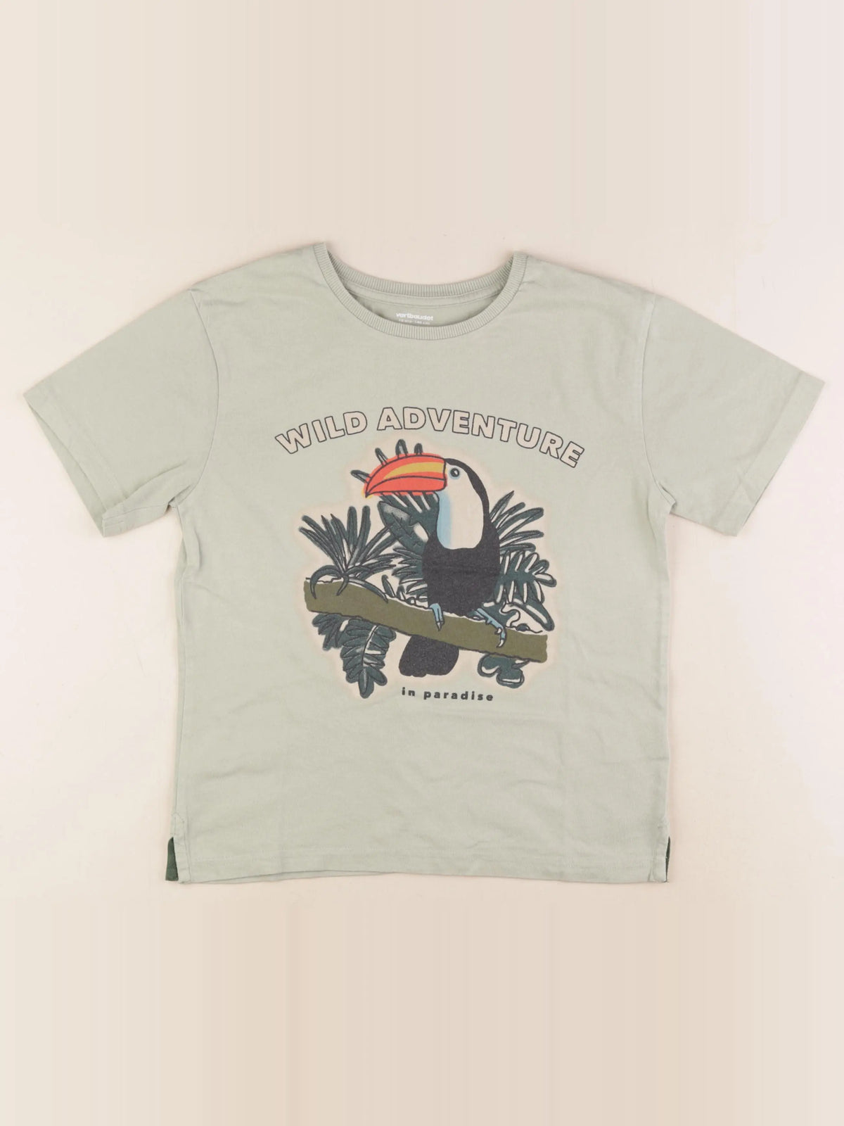 Vertbaudet - tee-shirt vert - 10 ans