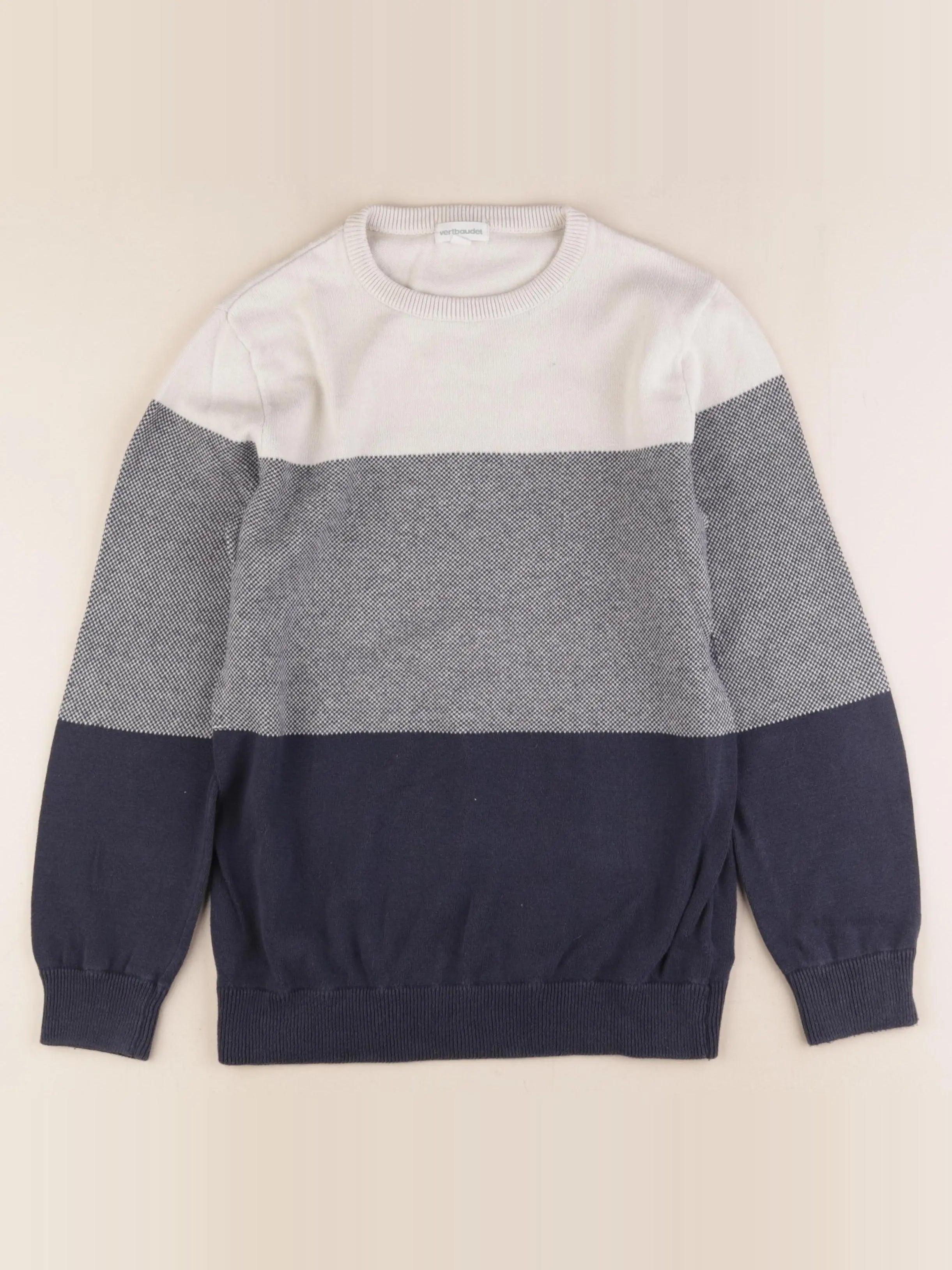 Vertbaudet - pull multicolore - 10 ans