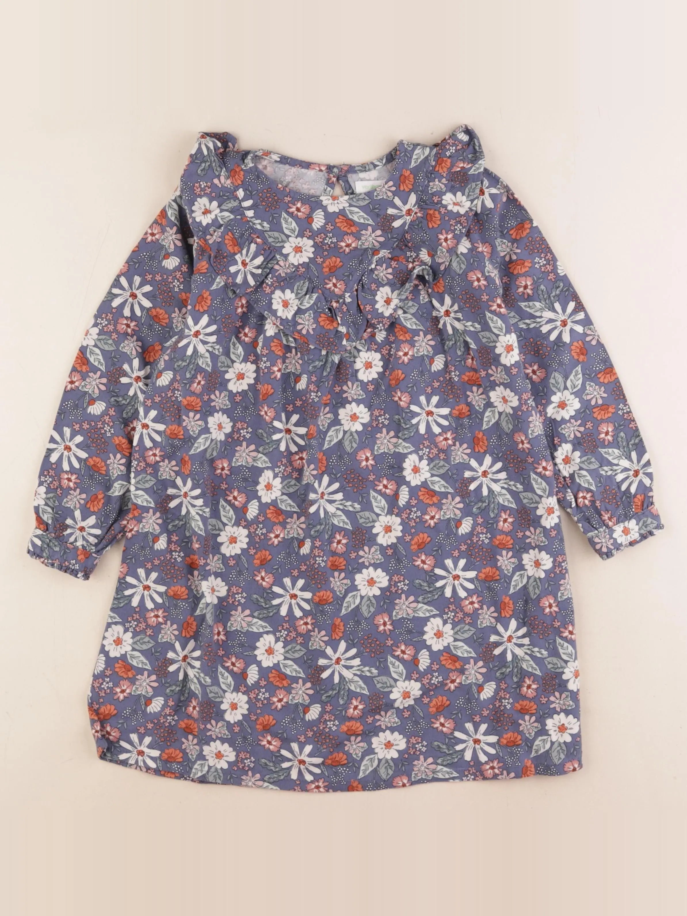 Vertbaudet - robe bleu - 5 ans