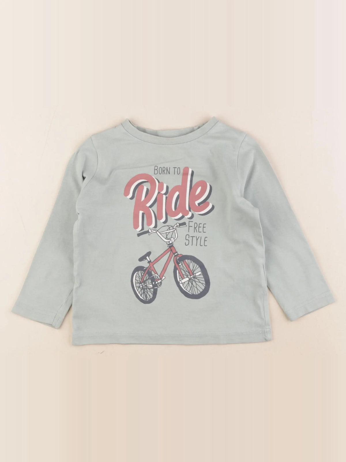 Vertbaudet - tee-shirt vert - 3 ans