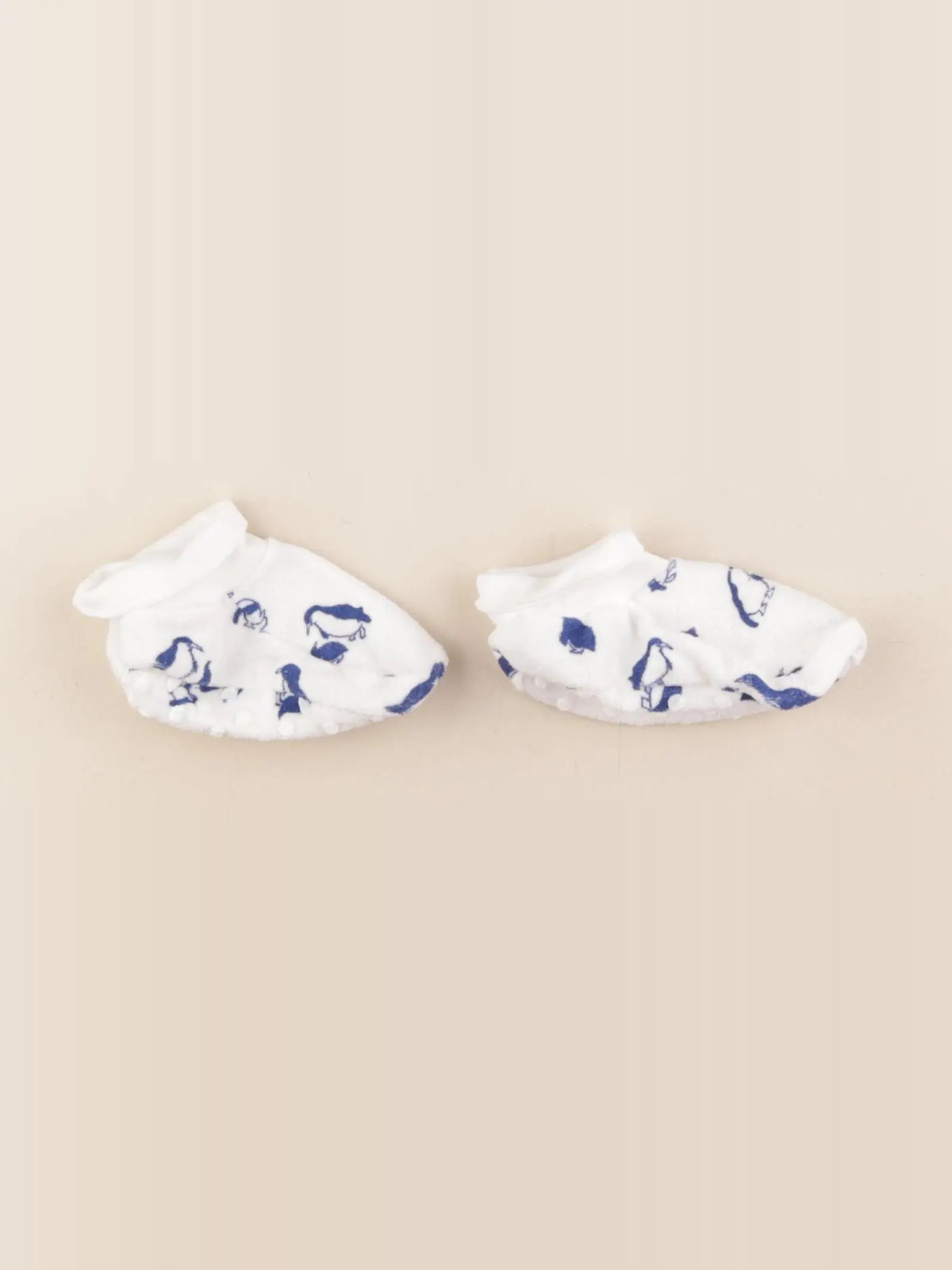 Petit Bateau - chaussons blanc, bleu - pointure 24/25/26