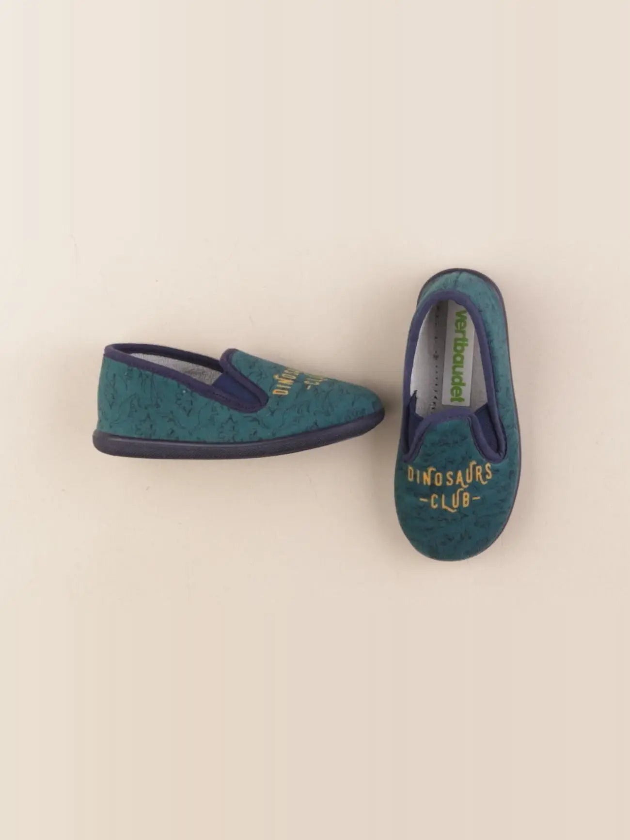 Vertbaudet - chaussons vert - pointure 24