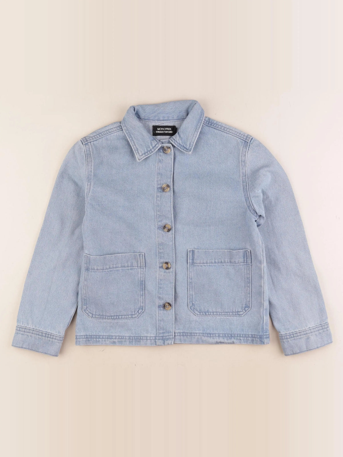 Monoprix - veste bleu - 8 ans