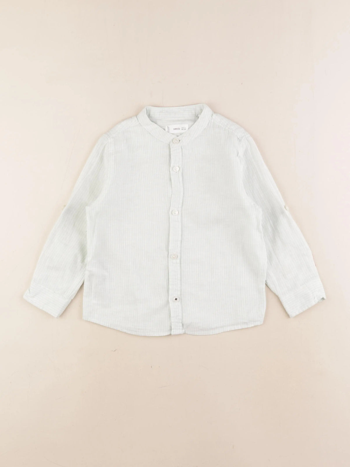 Mango - chemise blanc, vert - 2/3 ans