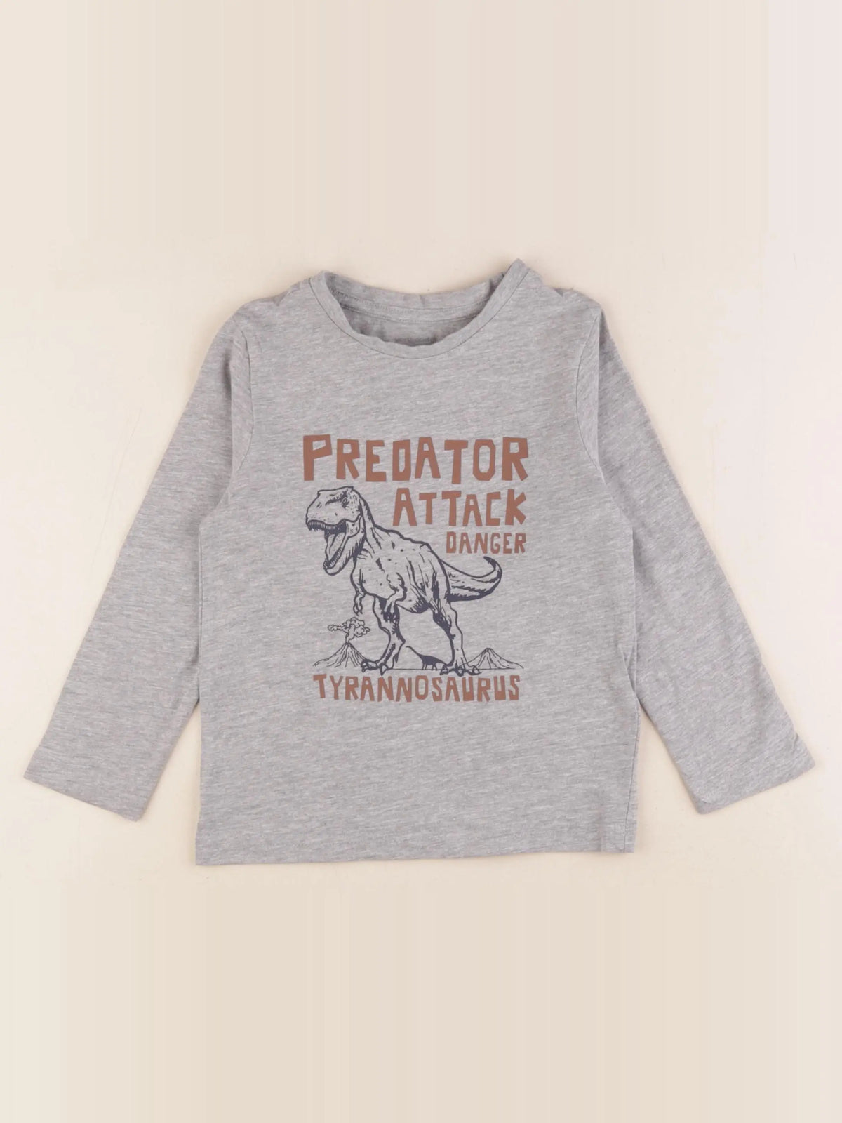 Vertbaudet - tee-shirt gris - 4 ans