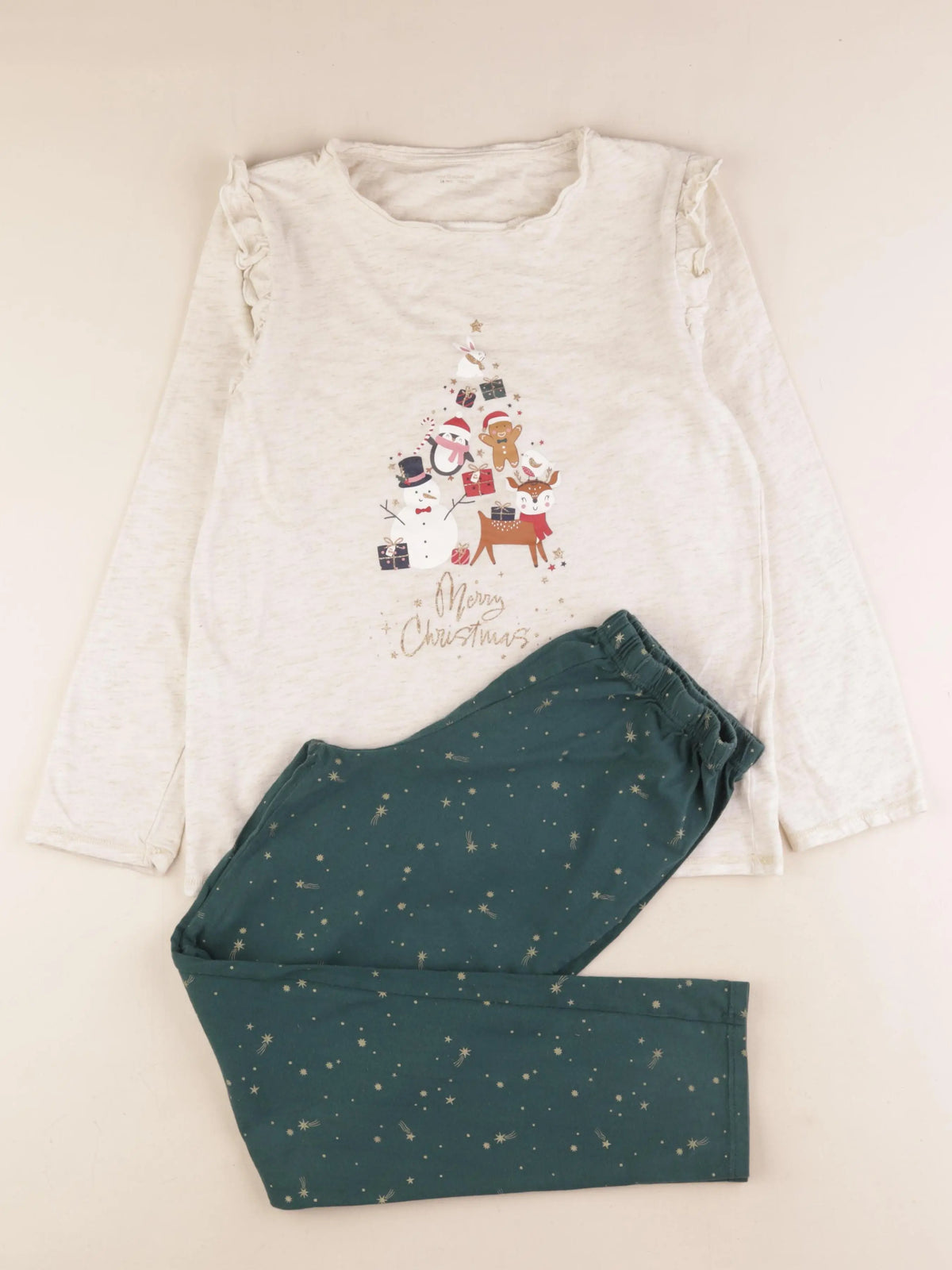 Vertbaudet - pyjama coton multicolore - 14 ans