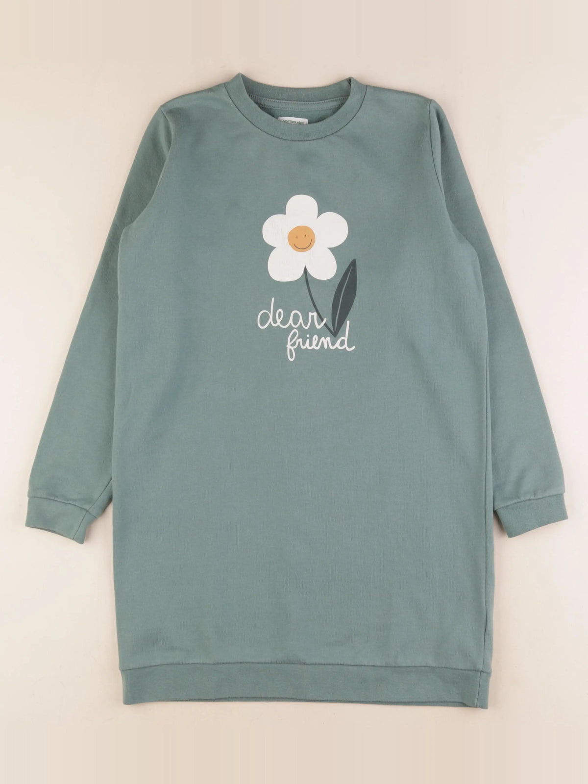 Vertbaudet - robe vert - 10 ans