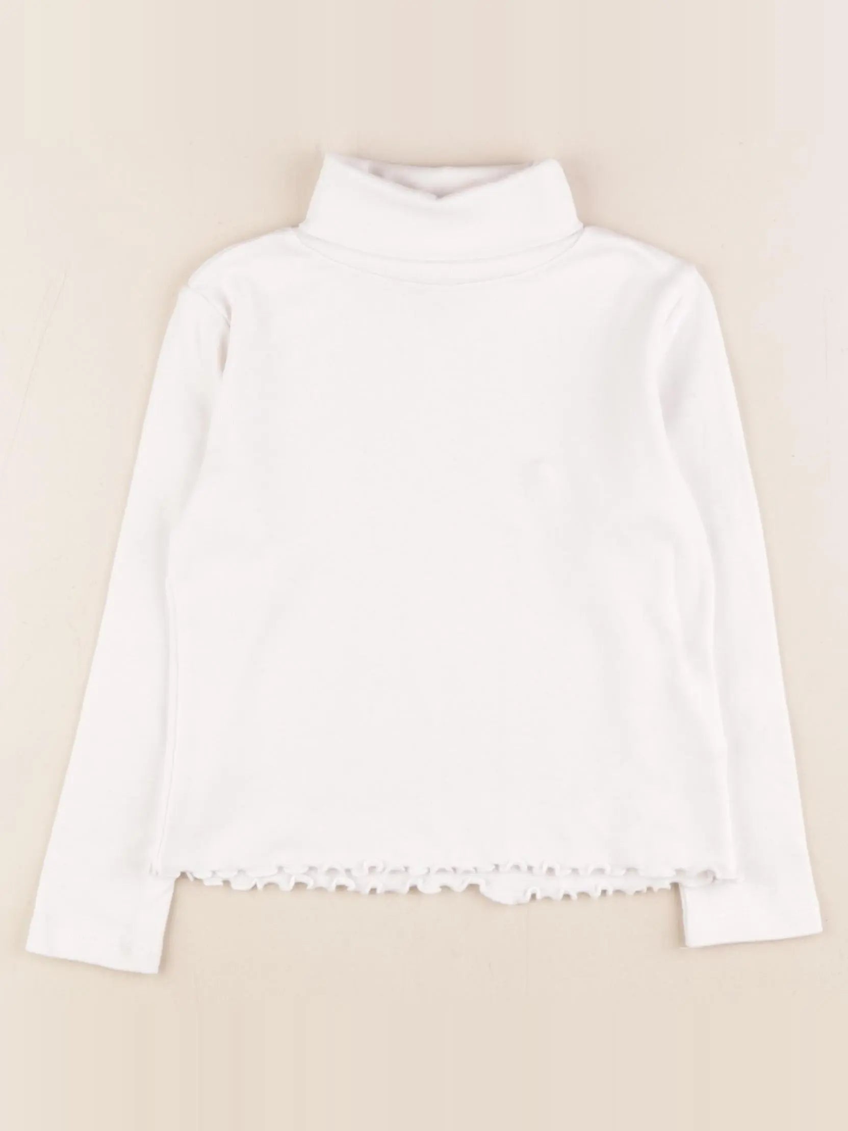 Cyrillus - sous-pull blanc - 4 ans