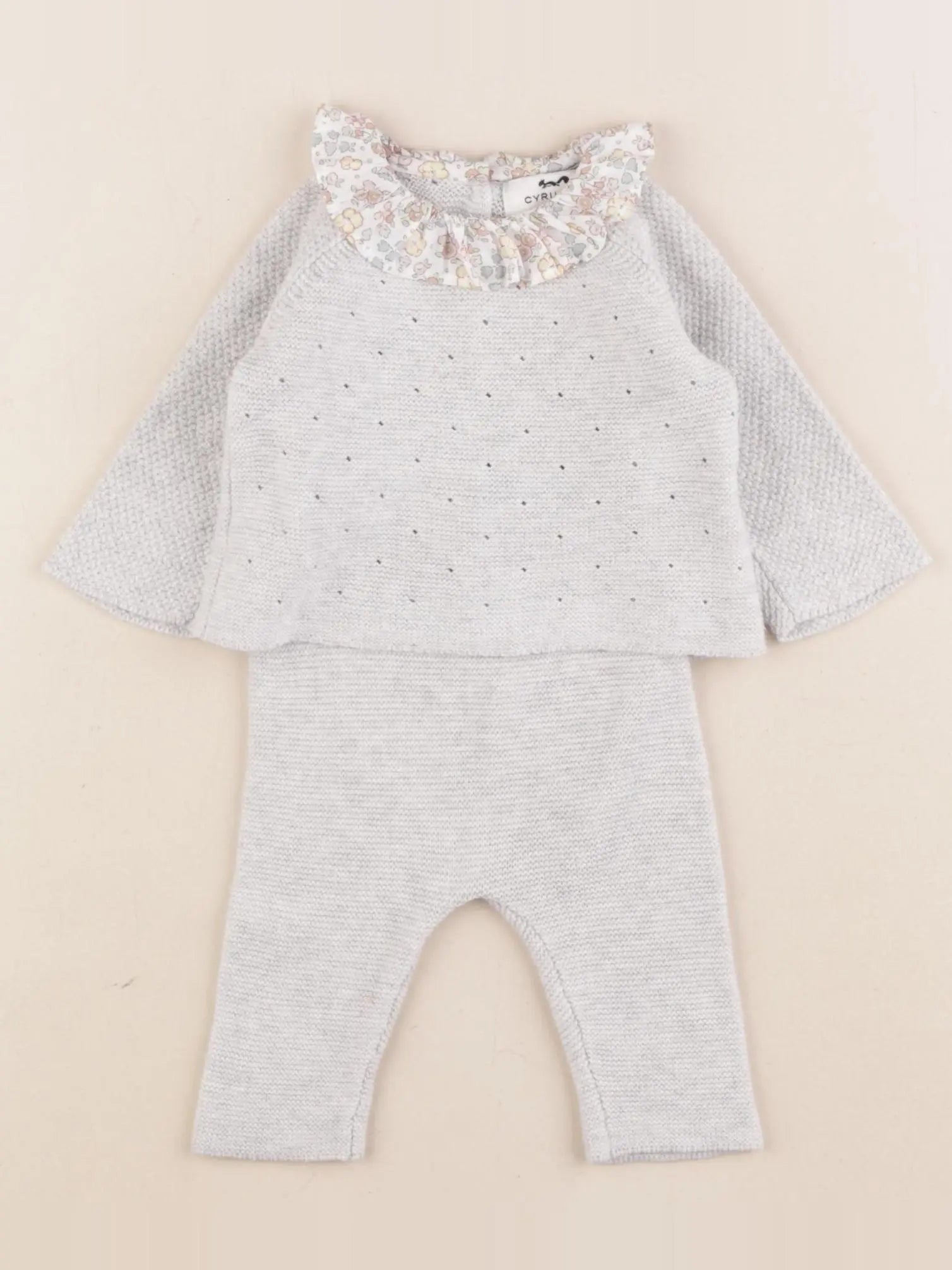 Cyrillus - ensemble gris - 0 mois