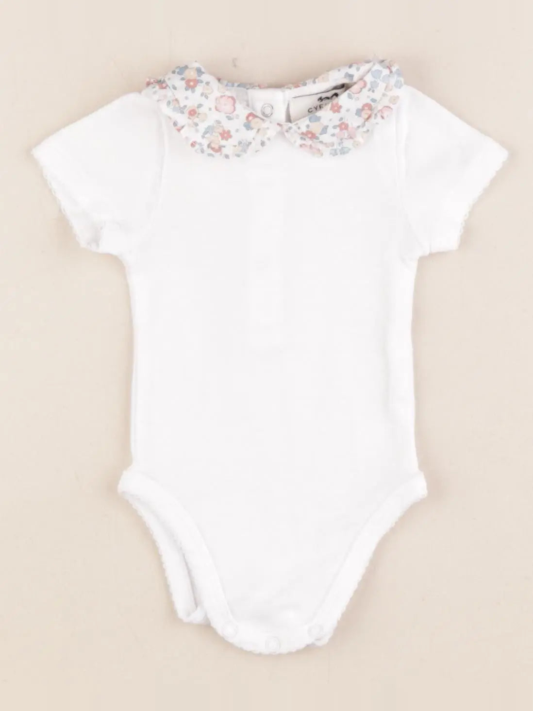 Cyrillus - body liberty blanc - 3 mois