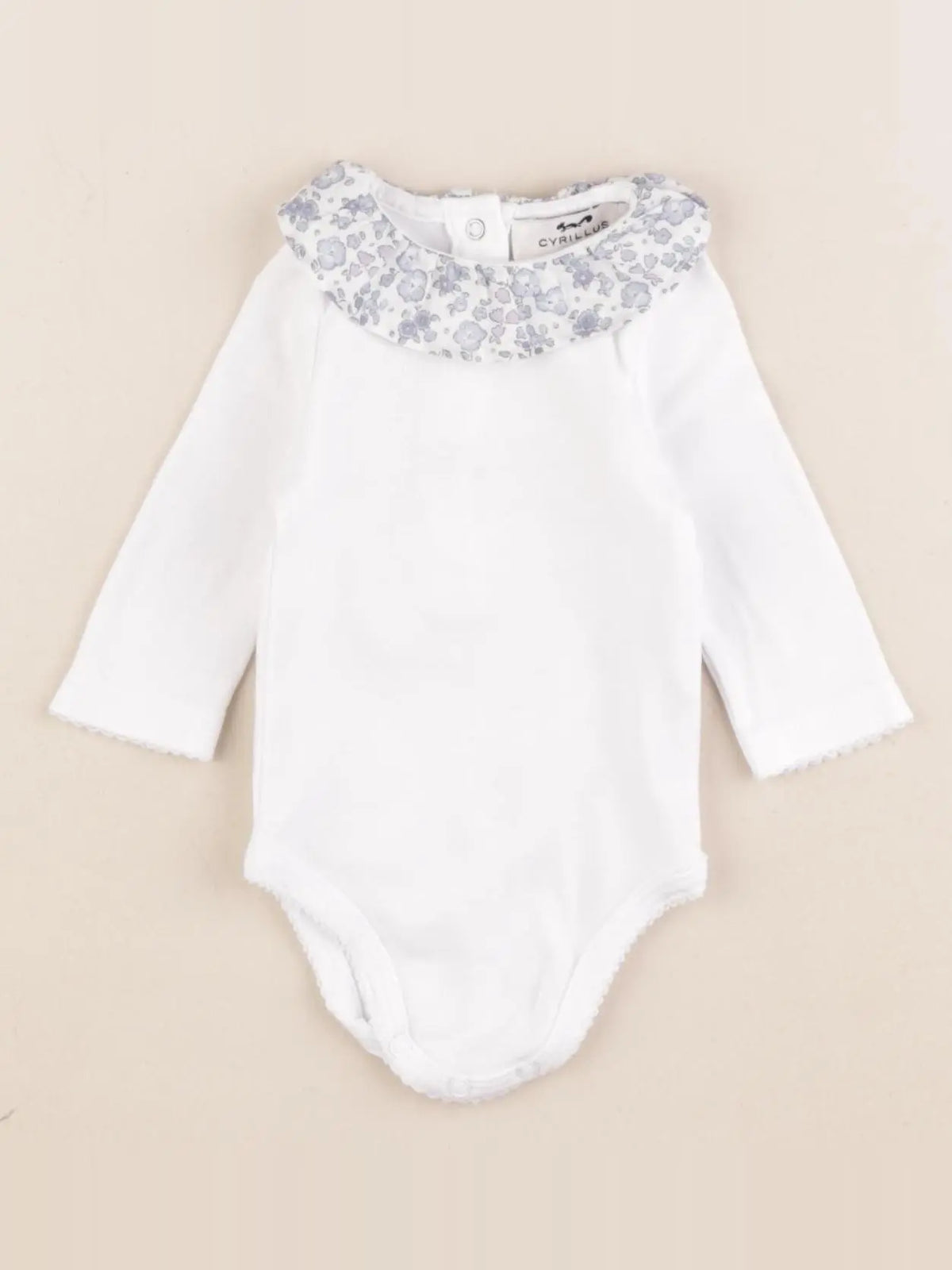 Cyrillus - body liberty blanc - 1 mois